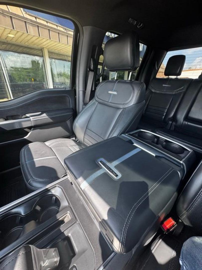 2025 Black Metallic /Blue Ford F-150 Platinum (1FTFW7L86SF) with an 3.5L V6 EcoBoost engine, Automatic transmission, located at 1105 E Mulberry, Kaufman, TX, 75142, (972) 962-2151, 32.589550, -96.300926 - Black Metallic 2025 Ford F-150 4D SuperCrew Platinum 4WD 10-Speed Automatic 3.5L V6 EcoBoost 4WD, Speed control. Priced below KBB Fair Purchase Price!<br><br><br>Odometer is 1490 miles below market average!<br><br><br>Please call Paul Murrey Ford Inc. In Kaufman Texas A Family Dealership Since 1952 - Photo#13