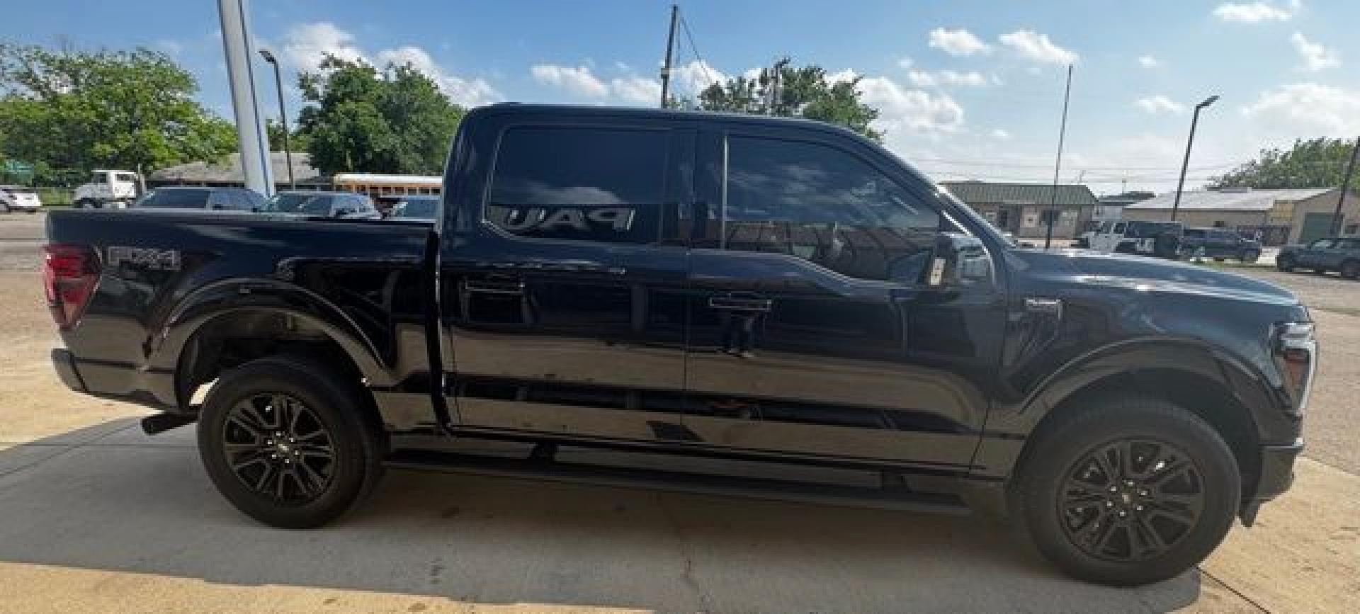2025 Black Metallic /Blue Ford F-150 Platinum (1FTFW7L86SF) with an 3.5L V6 EcoBoost engine, Automatic transmission, located at 1105 E Mulberry, Kaufman, TX, 75142, (972) 962-2151, 32.589550, -96.300926 - Black Metallic 2025 Ford F-150 4D SuperCrew Platinum 4WD 10-Speed Automatic 3.5L V6 EcoBoost 4WD, Speed control. Priced below KBB Fair Purchase Price!<br><br><br>Odometer is 1490 miles below market average!<br><br><br>Please call Paul Murrey Ford Inc. In Kaufman Texas A Family Dealership Since 1952 - Photo#8