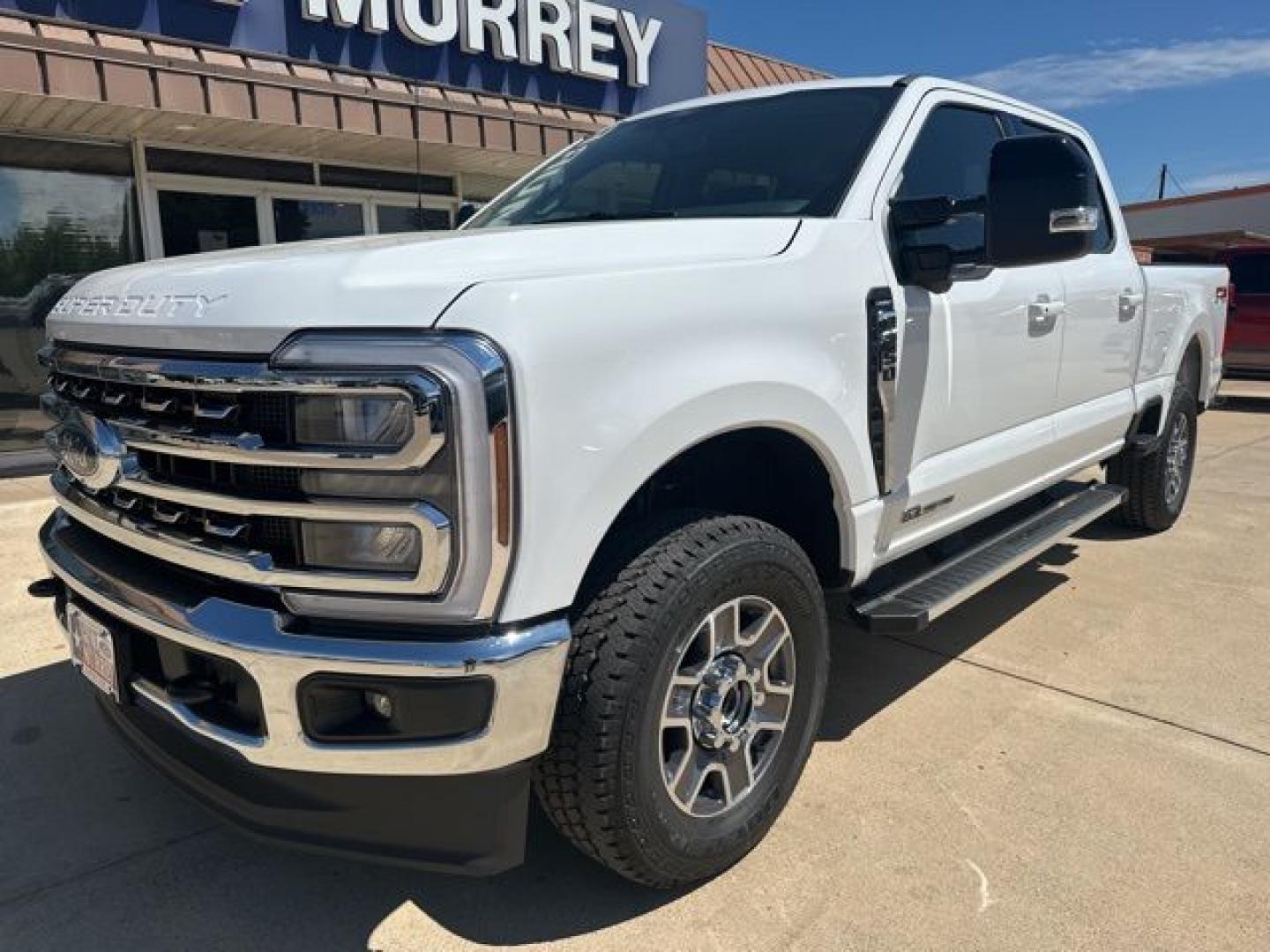 2026 Oxford White /Black Onyx Ford F-250SD Lariat (1FT8W2BT1TE) with an Power Stroke 6.7L V8 DI 32V OHV Turbodiesel engine, Automatic transmission, located at 1105 E Mulberry, Kaufman, TX, 75142, (972) 962-2151, 32.589550, -96.300926 - 4WD.<br>Oxford White 2026 Ford F-250SD 4D Crew Cab Lariat 4WD 10-Speed Automatic Power Stroke 6.7L V8 DI 32V OHV Turbodiesel - Photo#1