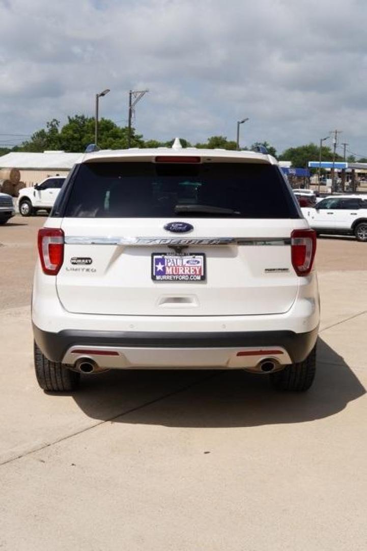 2016 White Platinum Clearcoat Metallic /Medium Light Camel Ford Explorer Limited (1FM5K7F82GG) with an 3.5L V6 Ti-VCT engine, Automatic transmission, located at 1105 E Mulberry, Kaufman, TX, 75142, (972) 962-2151, 32.589550, -96.300926 - Photo#2