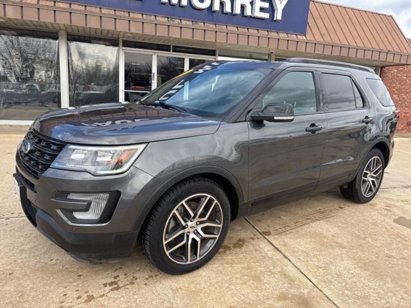 2017 Magnetic /Ebony Black Ford Explorer Sport (1FM5K8GT9HG) with an 3.5L V6 engine, Automatic transmission, located at 1105 E Mulberry, Kaufman, TX, 75142, (972) 962-2151, 32.589550, -96.300926 - Magnetic 2017 Ford Explorer 4D Sport Utility Sport 4WD 6-Speed Automatic with Select-Shift 3.5L V6 4WD.<br><br><br>Odometer is 17628 miles below market average!<br><br>Awards:<br> * 2017 KBB.com 10 Most Awarded Brands * 2017 KBB.com Brand Image Awards<br>Please call Paul Murrey Ford Inc. In Kaufm - Photo#2