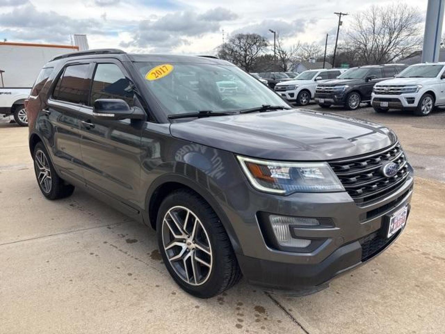 2017 Magnetic /Ebony Black Ford Explorer Sport (1FM5K8GT9HG) with an 3.5L V6 engine, Automatic transmission, located at 1105 E Mulberry, Kaufman, TX, 75142, (972) 962-2151, 32.589550, -96.300926 - Magnetic 2017 Ford Explorer 4D Sport Utility Sport 4WD 6-Speed Automatic with Select-Shift 3.5L V6 4WD.<br><br><br>Odometer is 17628 miles below market average!<br><br>Awards:<br> * 2017 KBB.com 10 Most Awarded Brands * 2017 KBB.com Brand Image Awards<br>Please call Paul Murrey Ford Inc. In Kaufm - Photo#6