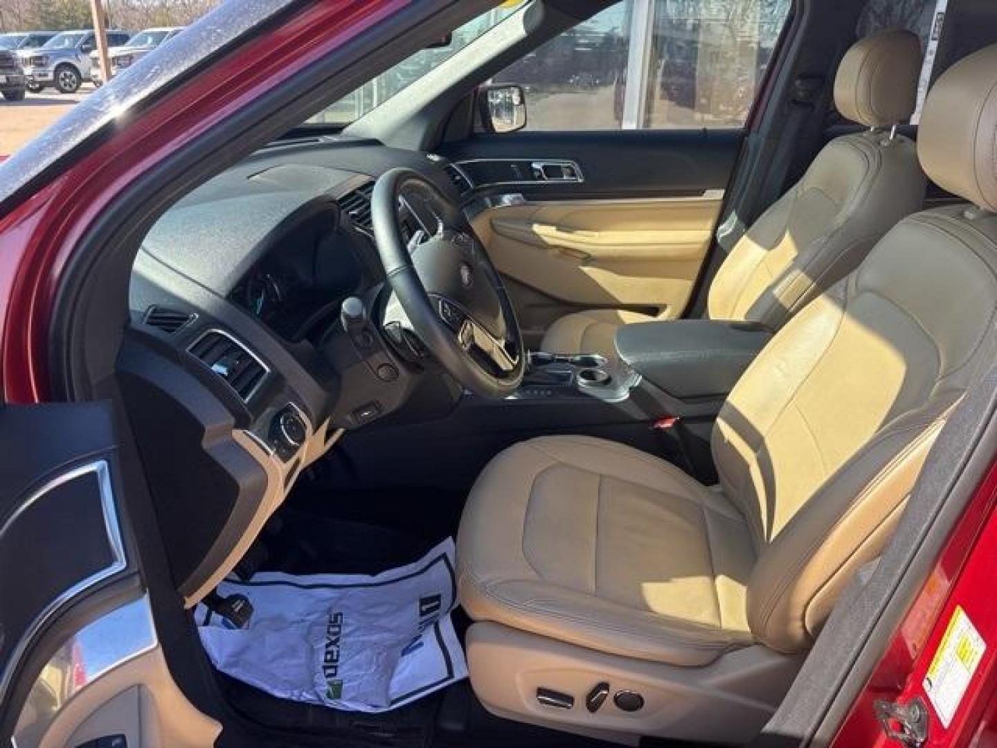 2017 Ruby Red /Med Light Camel Ford Explorer Limited (1FM5K7F83HG) with an 3.5L V6 Ti-VCT engine, Automatic transmission, located at 1105 E Mulberry, Kaufman, TX, 75142, (972) 962-2151, 32.589550, -96.300926 - Ruby Red 2017 Ford Explorer 4D Sport Utility Limited FWD 6-Speed Automatic with Select-Shift 3.5L V6 Ti-VCT<br><br><br>Odometer is 4837 miles below market average!<br><br>Awards:<br> * 2017 KBB.com Brand Image Awards * 2017 KBB.com 10 Most Awarded Brands<br>Please call Paul Murrey Ford Inc. In Ka - Photo#8