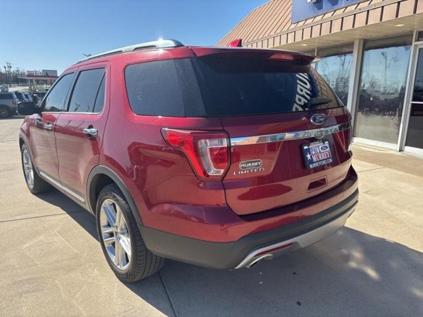2017 Ruby Red /Med Light Camel Ford Explorer Limited (1FM5K7F83HG) with an 3.5L V6 Ti-VCT engine, Automatic transmission, located at 1105 E Mulberry, Kaufman, TX, 75142, (972) 962-2151, 32.589550, -96.300926 - Ruby Red 2017 Ford Explorer 4D Sport Utility Limited FWD 6-Speed Automatic with Select-Shift 3.5L V6 Ti-VCT<br><br><br>Odometer is 4837 miles below market average!<br><br>Awards:<br> * 2017 KBB.com Brand Image Awards * 2017 KBB.com 10 Most Awarded Brands<br>Please call Paul Murrey Ford Inc. In Ka - Photo#3