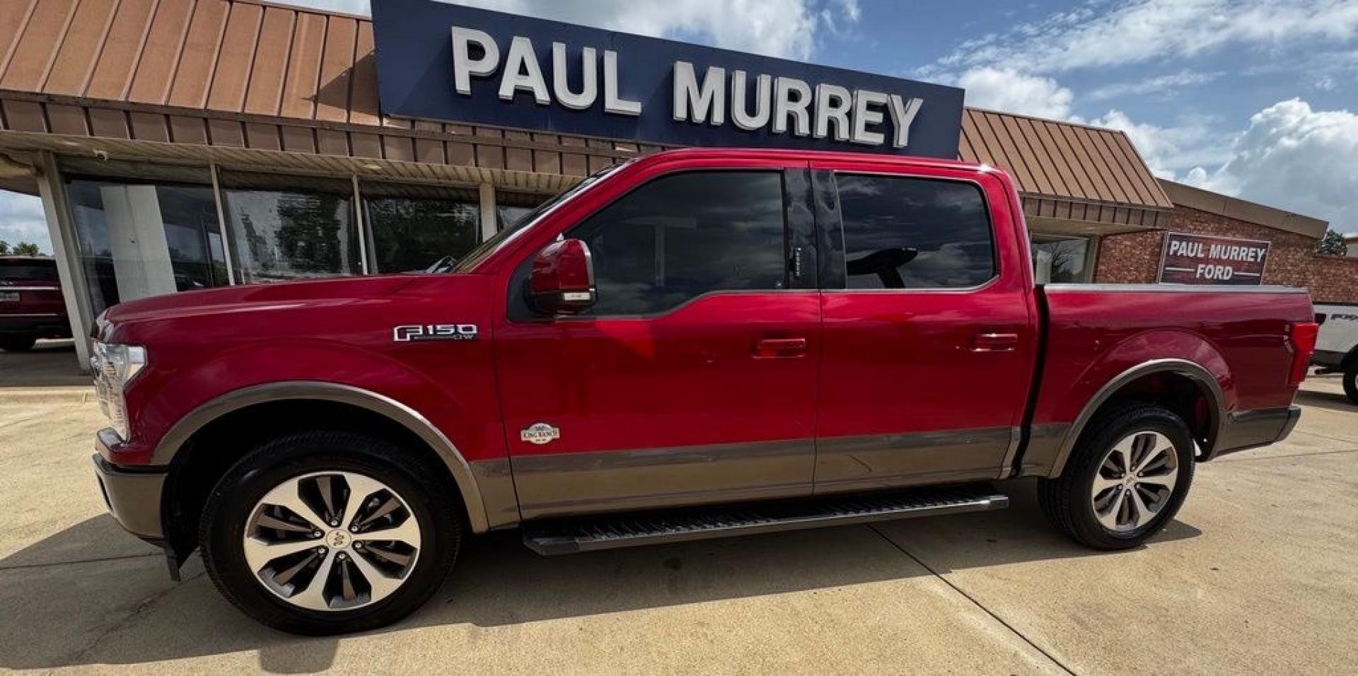 2020 Red /Medium Light Camel Ford F-150 King Ranch (1FTEW1C40LK) with an 3.5L V6 EcoBoost engine, Automatic transmission, located at 1105 E Mulberry, Kaufman, TX, 75142, (972) 962-2151, 32.589550, -96.300926 - Red 2020 Ford F-150 4D SuperCrew King Ranch RWD 10-Speed Automatic 3.5L V6 EcoBoost<br><br><br>Odometer is 50000 miles below market average!<br><br><br>Please call Paul Murrey Ford Inc. In Kaufman Texas A Family Dealership Since 1952 Serving the Dallas Fort Worth and East Texas areas for over 70 yea- Photo#1