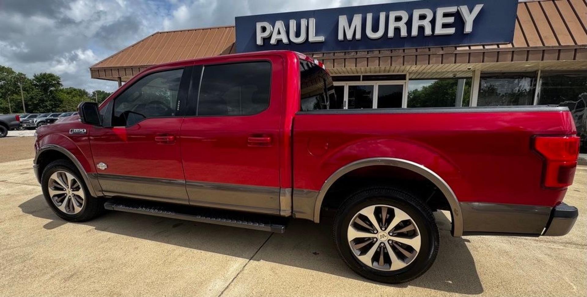 2020 Red /Medium Light Camel Ford F-150 King Ranch (1FTEW1C40LK) with an 3.5L V6 EcoBoost engine, Automatic transmission, located at 1105 E Mulberry, Kaufman, TX, 75142, (972) 962-2151, 32.589550, -96.300926 - Red 2020 Ford F-150 4D SuperCrew King Ranch RWD 10-Speed Automatic 3.5L V6 EcoBoost<br><br><br>Odometer is 50000 miles below market average!<br><br><br>Please call Paul Murrey Ford Inc. In Kaufman Texas A Family Dealership Since 1952 Serving the Dallas Fort Worth and East Texas areas for over 70 yea- Photo#2