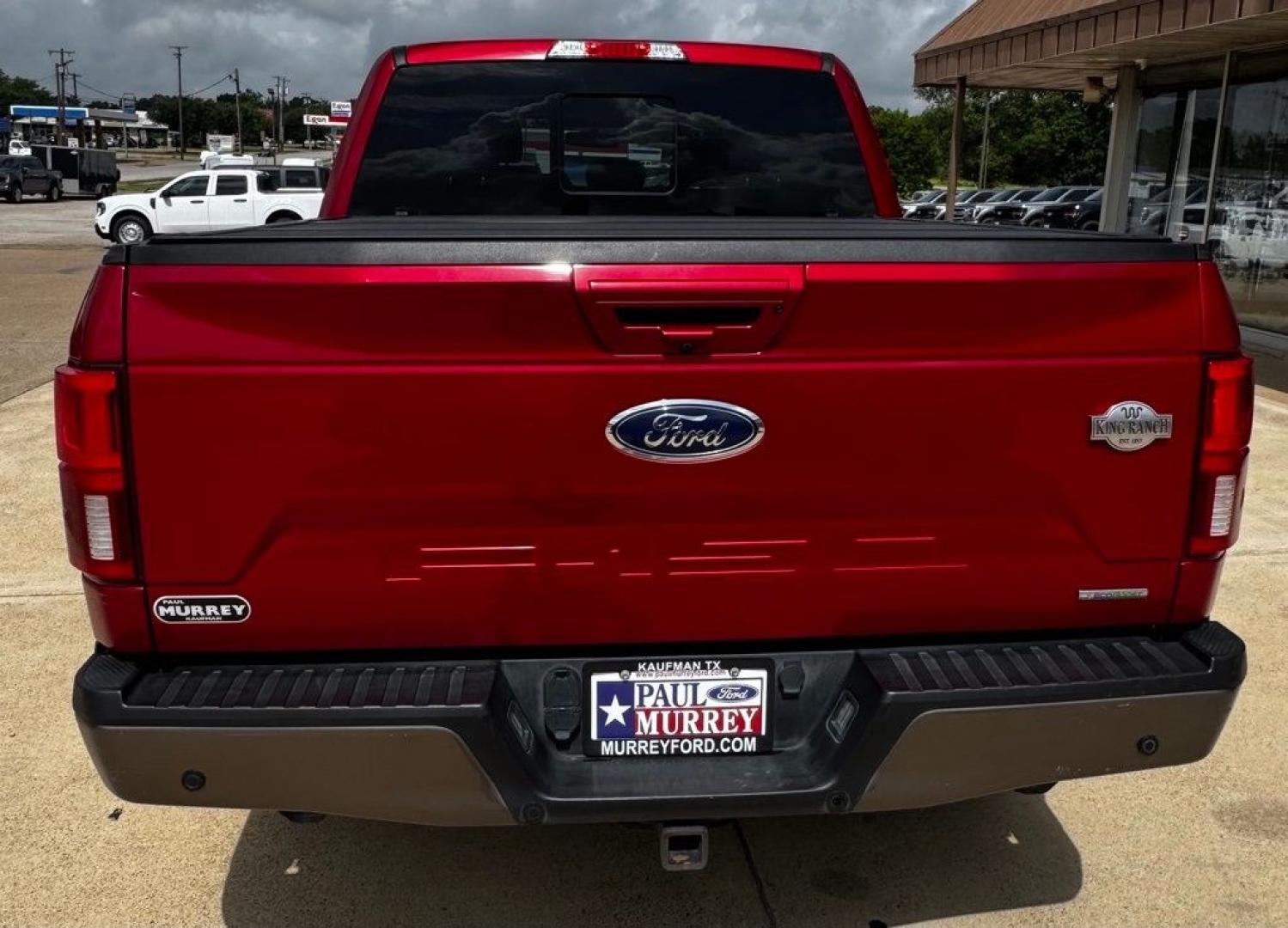 2020 Red /Medium Light Camel Ford F-150 King Ranch (1FTEW1C40LK) with an 3.5L V6 EcoBoost engine, Automatic transmission, located at 1105 E Mulberry, Kaufman, TX, 75142, (972) 962-2151, 32.589550, -96.300926 - Red 2020 Ford F-150 4D SuperCrew King Ranch RWD 10-Speed Automatic 3.5L V6 EcoBoost<br><br><br>Odometer is 50000 miles below market average!<br><br><br>Please call Paul Murrey Ford Inc. In Kaufman Texas A Family Dealership Since 1952 Serving the Dallas Fort Worth and East Texas areas for over 70 yea- Photo#3
