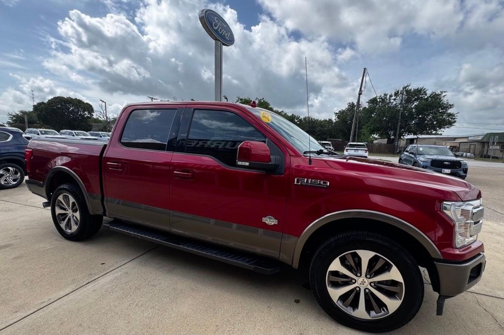 2020 Red /Medium Light Camel Ford F-150 King Ranch (1FTEW1C40LK) with an 3.5L V6 EcoBoost engine, Automatic transmission, located at 1105 E Mulberry, Kaufman, TX, 75142, (972) 962-2151, 32.589550, -96.300926 - Red 2020 Ford F-150 4D SuperCrew King Ranch RWD 10-Speed Automatic 3.5L V6 EcoBoost<br><br><br>Odometer is 50000 miles below market average!<br><br><br>Please call Paul Murrey Ford Inc. In Kaufman Texas A Family Dealership Since 1952 Serving the Dallas Fort Worth and East Texas areas for over 70 yea- Photo#10
