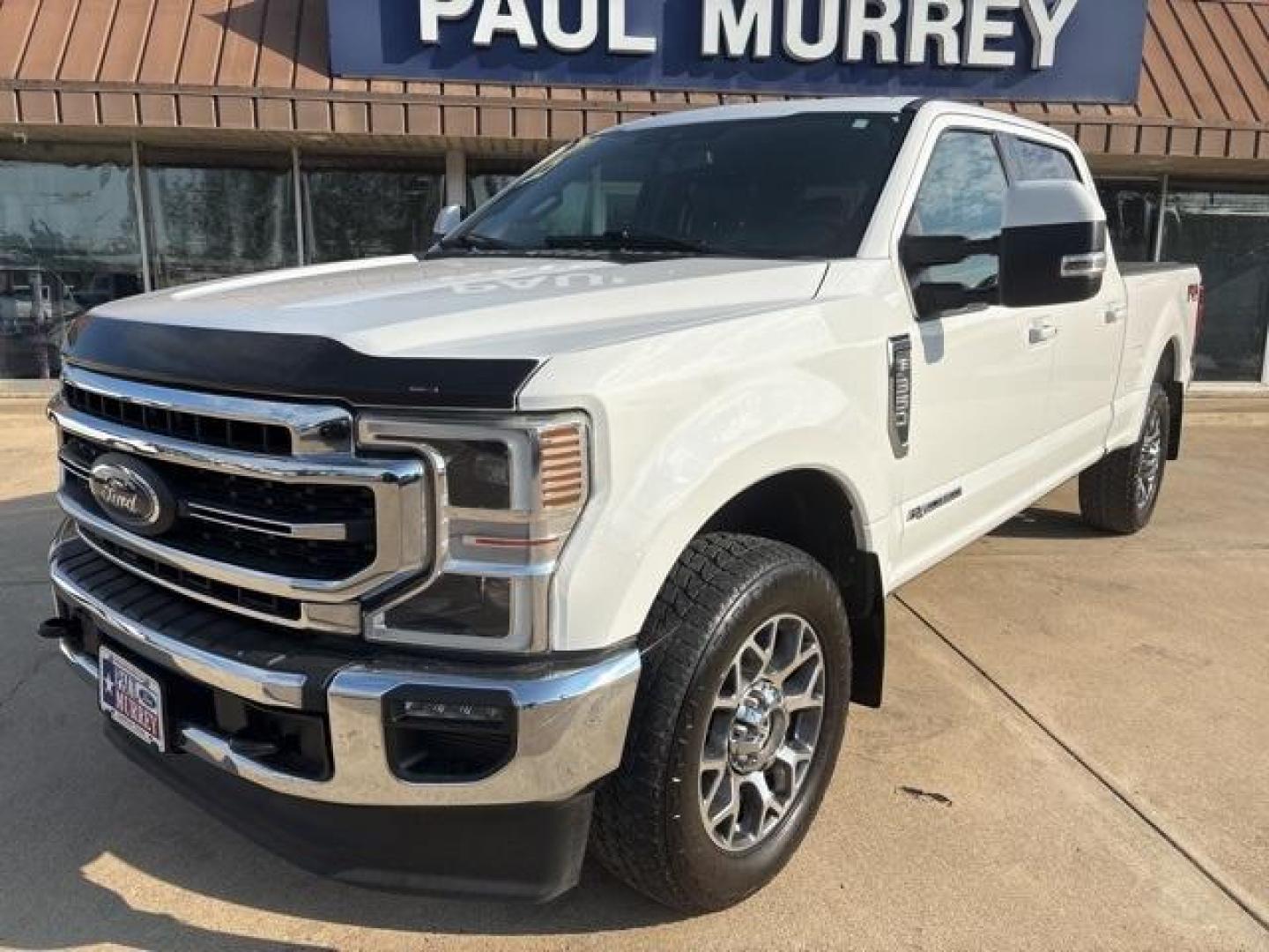 2020 Oxford White /Black Ford F-350SD Lariat (1FT8W3BT6LE) with an Power Stroke 6.7L V8 DI 32V OHV Turbodiesel engine, Automatic transmission, located at 1105 E Mulberry, Kaufman, TX, 75142, (972) 962-2151, 32.589550, -96.300926 - Oxford White 2020 Ford F-350SD 4D Crew Cab Lariat 4WD 10-Speed Automatic Power Stroke 6.7L V8 DI 32V OHV Turbodiesel 4WD.<br><br><br>Please call Paul Murrey Ford Inc. In Kaufman Texas A Family Dealership Since 1952 Serving the Dallas Fort Worth and East Texas areas for over 70 years. Please call 972 - Photo#1