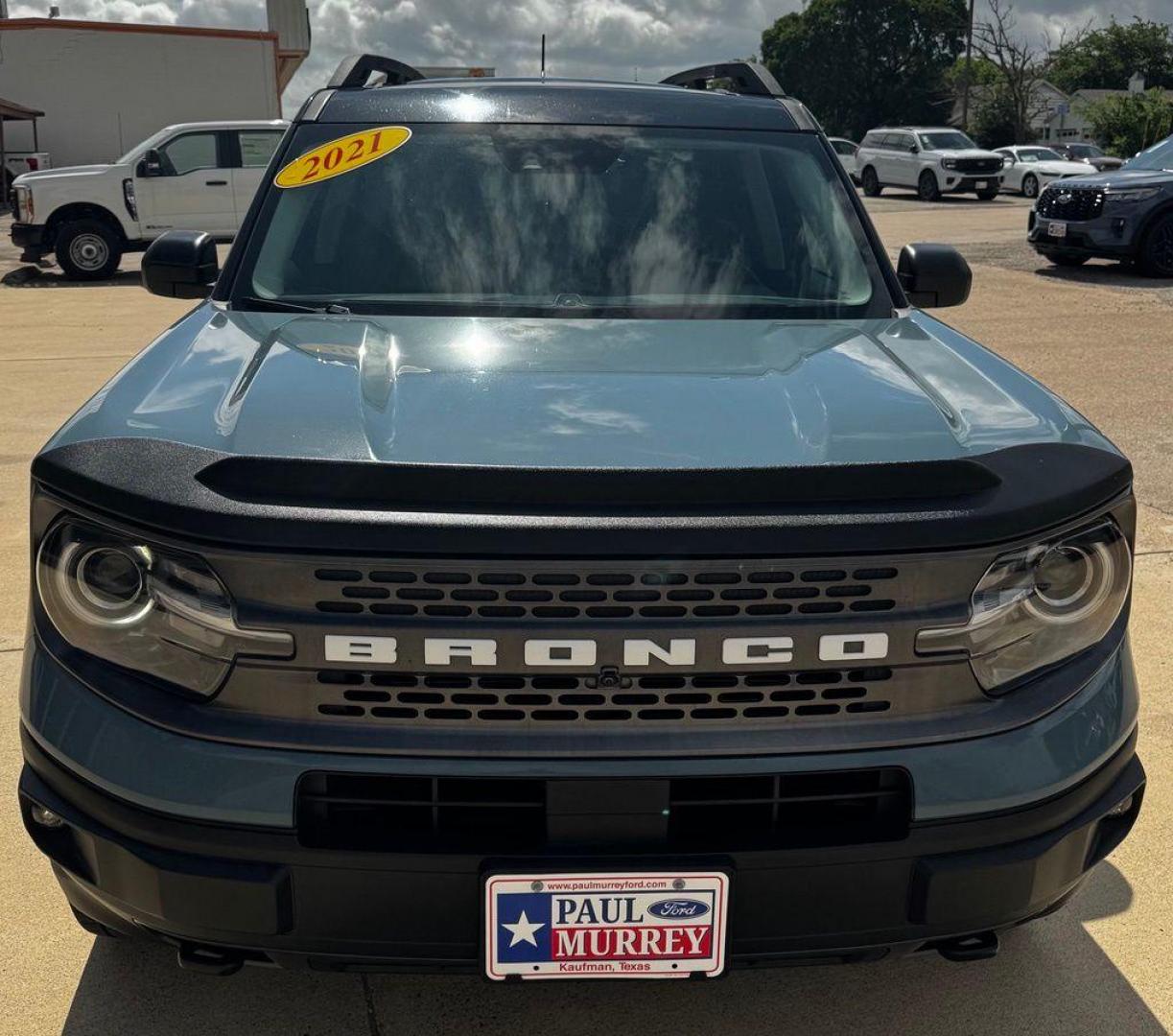 2021 Area 51 /Ebony/Roast Ford Bronco Sport Badlands (3FMCR9D94MR) with an EcoBoost 2.0L I4 GTDi DOHC Turbocharged VCT engine, Automatic transmission, located at 1105 E Mulberry, Kaufman, TX, 75142, (972) 962-2151, 32.589550, -96.300926 - Area 51 2021 Ford Bronco Sport 4D Sport Utility Badlands 4WD 8-Speed Automatic EcoBoost 2.0L I4 GTDi DOHC Turbocharged VCT<br><br><br>Recent Arrival! Odometer is 19088 miles below market average! 21/26 City/Highway MPG<br><br>Awards:<br> * JD Power Automotive Performance, Execution and Layout (APEA - Photo#1