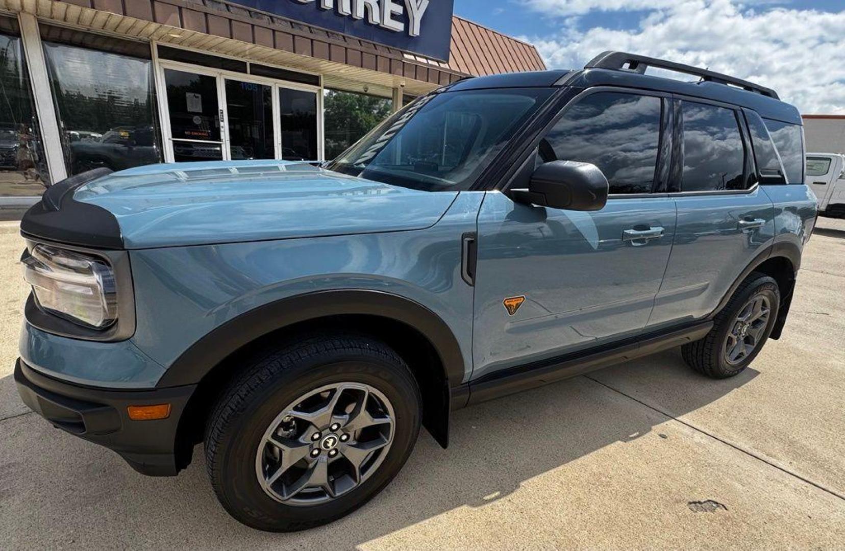 2021 Area 51 /Ebony/Roast Ford Bronco Sport Badlands (3FMCR9D94MR) with an EcoBoost 2.0L I4 GTDi DOHC Turbocharged VCT engine, Automatic transmission, located at 1105 E Mulberry, Kaufman, TX, 75142, (972) 962-2151, 32.589550, -96.300926 - Area 51 2021 Ford Bronco Sport 4D Sport Utility Badlands 4WD 8-Speed Automatic EcoBoost 2.0L I4 GTDi DOHC Turbocharged VCT<br><br><br>Recent Arrival! Odometer is 19088 miles below market average! 21/26 City/Highway MPG<br><br>Awards:<br> * JD Power Automotive Performance, Execution and Layout (APEA - Photo#2