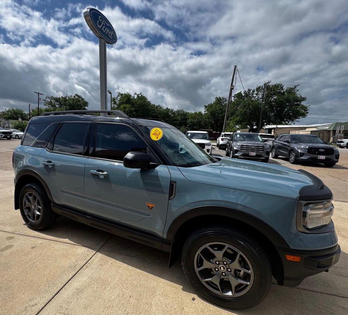 2021 Area 51 /Ebony/Roast Ford Bronco Sport Badlands (3FMCR9D94MR) with an EcoBoost 2.0L I4 GTDi DOHC Turbocharged VCT engine, Automatic transmission, located at 1105 E Mulberry, Kaufman, TX, 75142, (972) 962-2151, 32.589550, -96.300926 - Area 51 2021 Ford Bronco Sport 4D Sport Utility Badlands 4WD 8-Speed Automatic EcoBoost 2.0L I4 GTDi DOHC Turbocharged VCT<br><br><br>Recent Arrival! Odometer is 19088 miles below market average! 21/26 City/Highway MPG<br><br>Awards:<br> * JD Power Automotive Performance, Execution and Layout (APEA - Photo#10