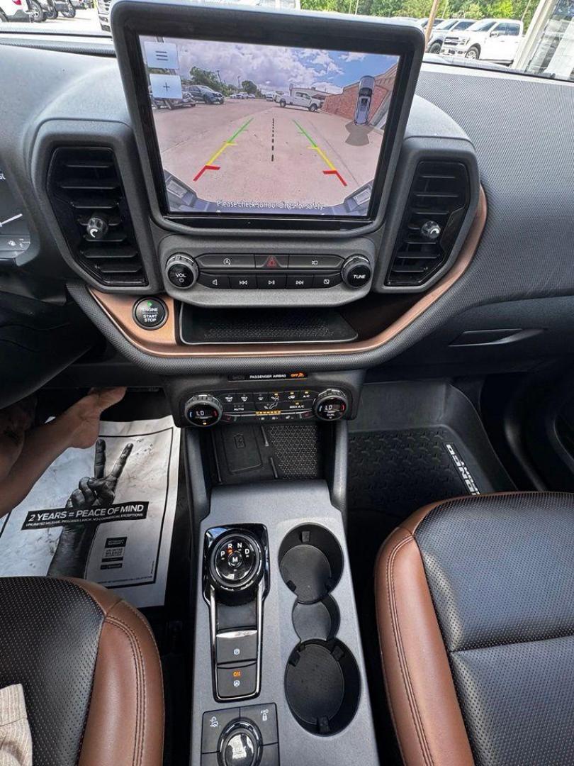 2021 Area 51 /Ebony/Roast Ford Bronco Sport Badlands (3FMCR9D94MR) with an EcoBoost 2.0L I4 GTDi DOHC Turbocharged VCT engine, Automatic transmission, located at 1105 E Mulberry, Kaufman, TX, 75142, (972) 962-2151, 32.589550, -96.300926 - Area 51 2021 Ford Bronco Sport 4D Sport Utility Badlands 4WD 8-Speed Automatic EcoBoost 2.0L I4 GTDi DOHC Turbocharged VCT<br><br><br>Recent Arrival! Odometer is 19088 miles below market average! 21/26 City/Highway MPG<br><br>Awards:<br> * JD Power Automotive Performance, Execution and Layout (APEA - Photo#17