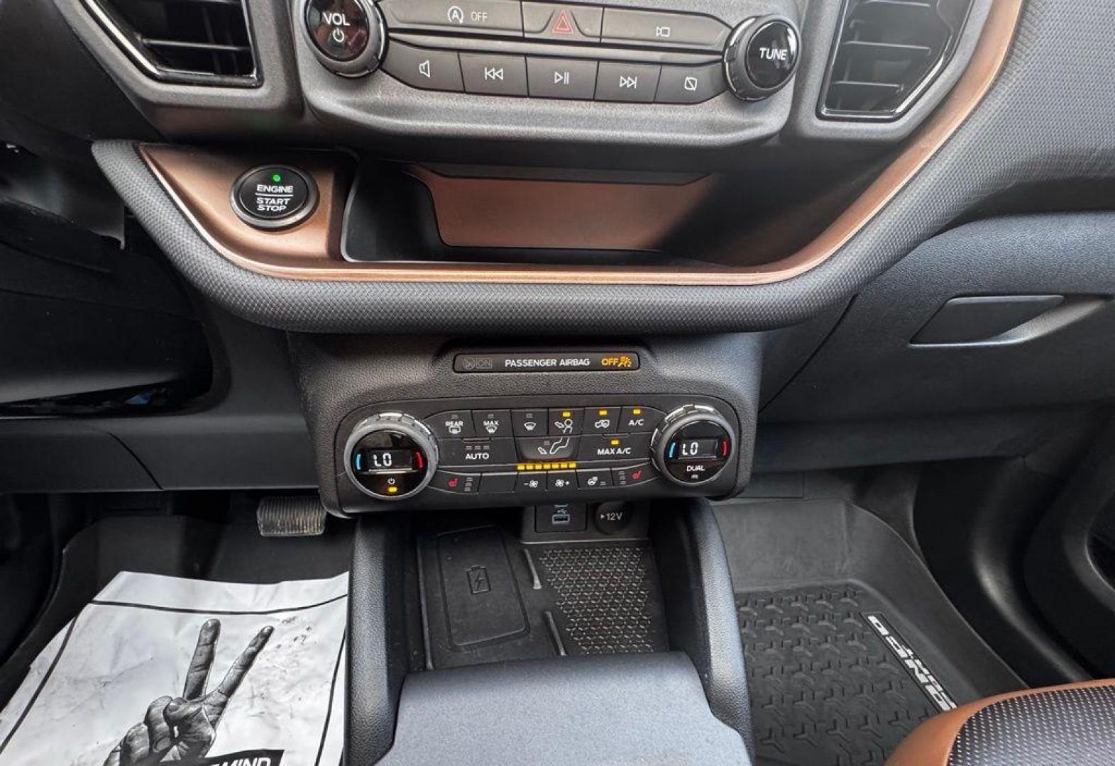2021 Area 51 /Ebony/Roast Ford Bronco Sport Badlands (3FMCR9D94MR) with an EcoBoost 2.0L I4 GTDi DOHC Turbocharged VCT engine, Automatic transmission, located at 1105 E Mulberry, Kaufman, TX, 75142, (972) 962-2151, 32.589550, -96.300926 - Area 51 2021 Ford Bronco Sport 4D Sport Utility Badlands 4WD 8-Speed Automatic EcoBoost 2.0L I4 GTDi DOHC Turbocharged VCT<br><br><br>Recent Arrival! Odometer is 19088 miles below market average! 21/26 City/Highway MPG<br><br>Awards:<br> * JD Power Automotive Performance, Execution and Layout (APEA - Photo#20