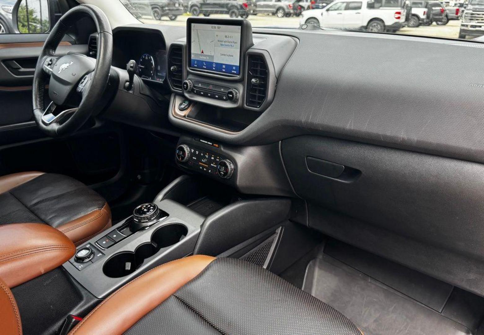2021 Area 51 /Ebony/Roast Ford Bronco Sport Badlands (3FMCR9D94MR) with an EcoBoost 2.0L I4 GTDi DOHC Turbocharged VCT engine, Automatic transmission, located at 1105 E Mulberry, Kaufman, TX, 75142, (972) 962-2151, 32.589550, -96.300926 - Area 51 2021 Ford Bronco Sport 4D Sport Utility Badlands 4WD 8-Speed Automatic EcoBoost 2.0L I4 GTDi DOHC Turbocharged VCT<br><br><br>Recent Arrival! Odometer is 19088 miles below market average! 21/26 City/Highway MPG<br><br>Awards:<br> * JD Power Automotive Performance, Execution and Layout (APEA - Photo#29