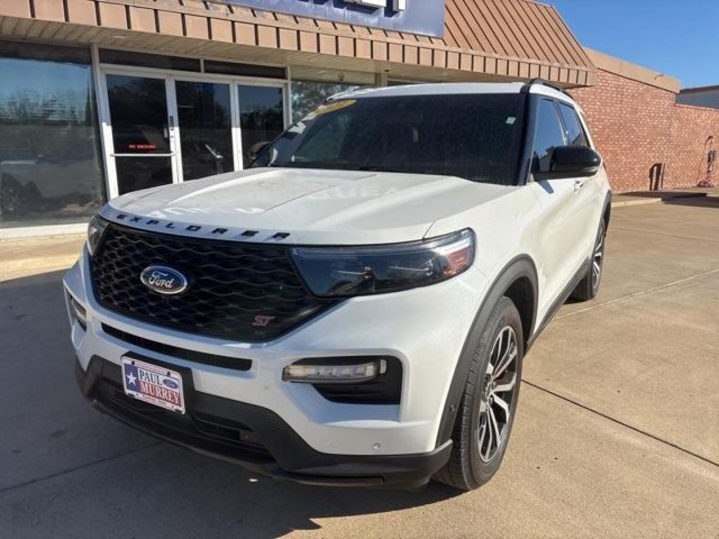 2021 White /Ebony With Light Slate Uppers Ford Explorer ST (1FM5K8GC2MG) with an 3.0L EcoBoost V6 engine, Automatic transmission, located at 1105 E Mulberry, Kaufman, TX, 75142, (972) 962-2151, 32.589550, -96.300926 - White 2021 Ford Explorer 4D Sport Utility ST 4WD 10-Speed Automatic 3.0L EcoBoost V6 4WD.<br><br><br>Please call Paul Murrey Ford Inc. In Kaufman Texas A Family Dealership Since 1952 Serving the Dallas Fort Worth and East Texas areas for over 70 years. Please call 972-962-2151 www.murreyford.com www - Photo#1
