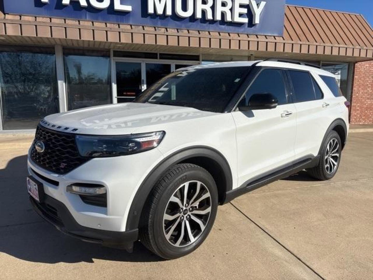 2021 White /Ebony With Light Slate Uppers Ford Explorer ST (1FM5K8GC2MG) with an 3.0L EcoBoost V6 engine, Automatic transmission, located at 1105 E Mulberry, Kaufman, TX, 75142, (972) 962-2151, 32.589550, -96.300926 - White 2021 Ford Explorer 4D Sport Utility ST 4WD 10-Speed Automatic 3.0L EcoBoost V6 4WD.<br><br><br>Please call Paul Murrey Ford Inc. In Kaufman Texas A Family Dealership Since 1952 Serving the Dallas Fort Worth and East Texas areas for over 70 years. Please call 972-962-2151 www.murreyford.com www - Photo#2