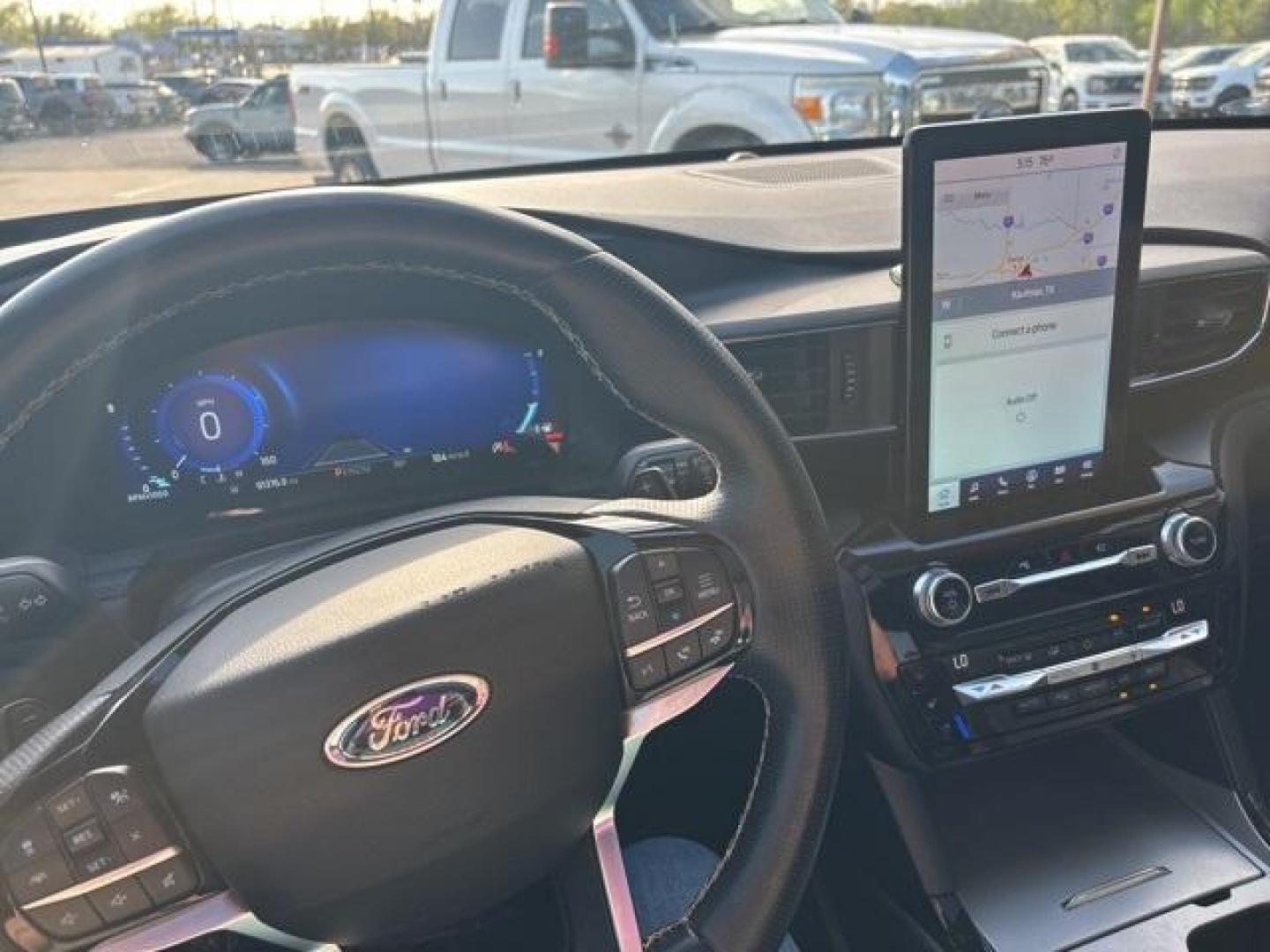 2021 Silver /Ebony With Light Slate Uppers Ford Explorer ST (1FM5K8GC3MG) with an 3.0L EcoBoost V6 engine, Automatic transmission, located at 1105 E Mulberry, Kaufman, TX, 75142, (972) 962-2151, 32.589550, -96.300926 - Silver 2021 Ford Explorer 4D Sport Utility ST 4WD 10-Speed Automatic 3.0L EcoBoost V6 4WD. Priced below KBB Fair Purchase Price!<br><br><br>Please call Paul Murrey Ford Inc. In Kaufman Texas A Family Dealership Since 1952 Serving the Dallas Fort Worth and East Texas areas for over 70 years. Please c - Photo#14