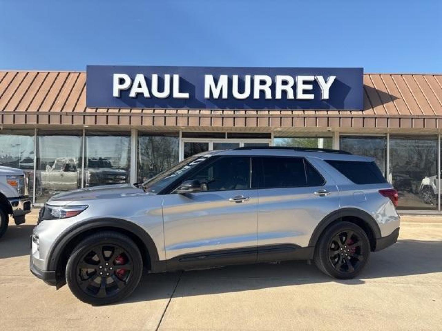 2021 Silver /Ebony With Light Slate Uppers Ford Explorer ST (1FM5K8GC3MG) with an 3.0L EcoBoost V6 engine, Automatic transmission, located at 1105 E Mulberry, Kaufman, TX, 75142, (972) 962-2151, 32.589550, -96.300926 - Silver 2021 Ford Explorer 4D Sport Utility ST 4WD 10-Speed Automatic 3.0L EcoBoost V6 4WD. Priced below KBB Fair Purchase Price!<br><br><br>Please call Paul Murrey Ford Inc. In Kaufman Texas A Family Dealership Since 1952 Serving the Dallas Fort Worth and East Texas areas for over 70 years. Please c - Photo#0