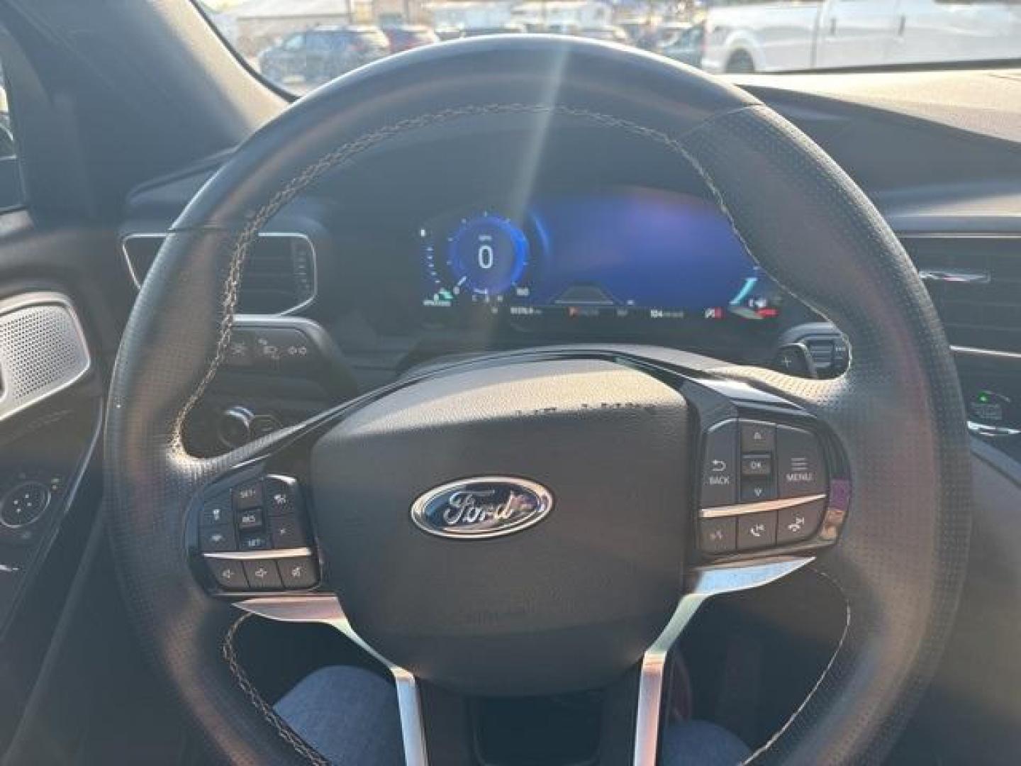 2021 Silver /Ebony With Light Slate Uppers Ford Explorer ST (1FM5K8GC3MG) with an 3.0L EcoBoost V6 engine, Automatic transmission, located at 1105 E Mulberry, Kaufman, TX, 75142, (972) 962-2151, 32.589550, -96.300926 - Silver 2021 Ford Explorer 4D Sport Utility ST 4WD 10-Speed Automatic 3.0L EcoBoost V6 4WD. Priced below KBB Fair Purchase Price!<br><br><br>Please call Paul Murrey Ford Inc. In Kaufman Texas A Family Dealership Since 1952 Serving the Dallas Fort Worth and East Texas areas for over 70 years. Please c - Photo#19