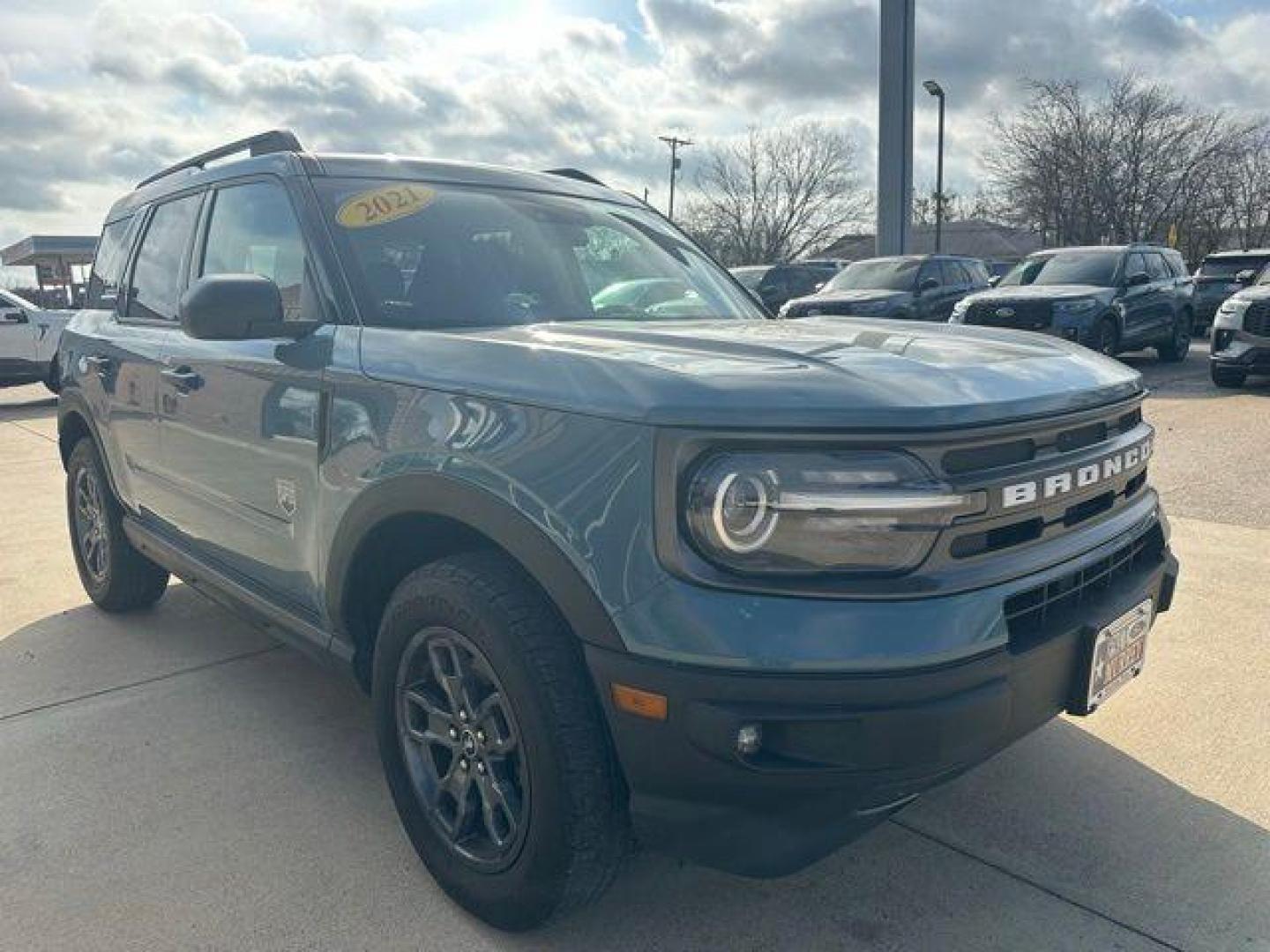2021 Area 51 /Ebony Ford Bronco Sport Big Bend (3FMCR9B65MR) with an 1.5L EcoBoost engine, Automatic transmission, located at 1105 E Mulberry, Kaufman, TX, 75142, (972) 962-2151, 32.589550, -96.300926 - Area 51 2021 Ford Bronco Sport 4D Sport Utility Big Bend 4WD 8-Speed Automatic 1.5L EcoBoost<br><br><br>25/28 City/Highway MPG<br><br>Awards:<br> * JD Power Automotive Performance, Execution and Layout (APEAL) Study<br>Please call Paul Murrey Ford Inc. In Kaufman Texas A Family Dealership Since 195 - Photo#4