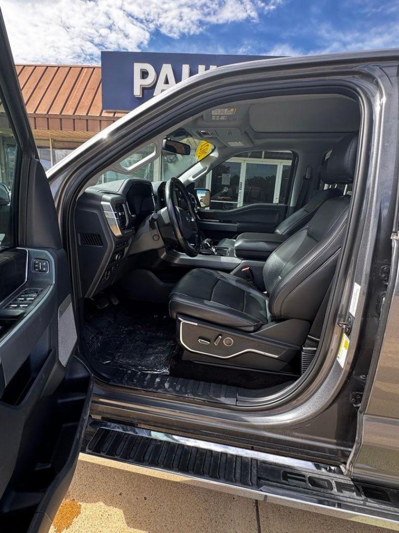 2021 Gray Metallic /Black Ford F-150 Lariat (1FTFW1E85MK) with an 3.5L V6 EcoBoost engine, Automatic transmission, located at 1105 E Mulberry, Kaufman, TX, 75142, (972) 962-2151, 32.589550, -96.300926 - Gray Metallic 2021 Ford F-150 4D SuperCrew Lariat 4WD 10-Speed Automatic 3.5L V6 EcoBoost 4WD. Priced below KBB Fair Purchase Price!<br><br><br>Awards:<br> * NACTOY 2021 North American Truck of the Year<br>Please call Paul Murrey Ford Inc. In Kaufman Texas A Family Dealership Since 1952 Serving the - Photo#11