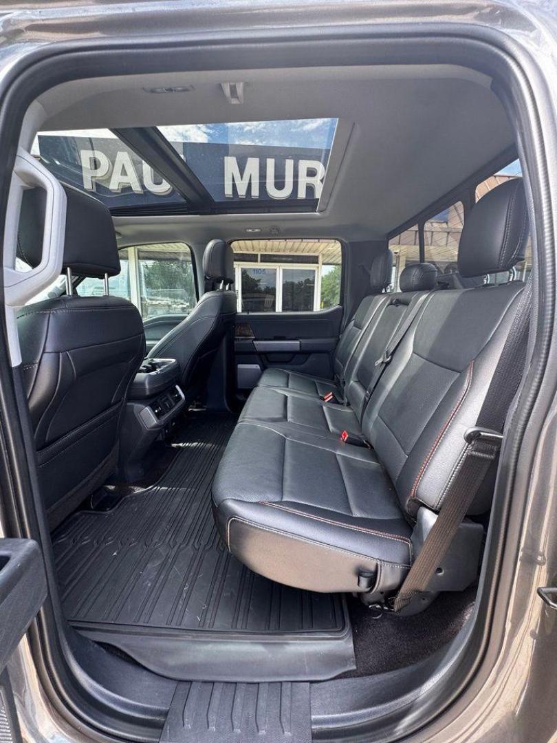 2021 Gray Metallic /Black Ford F-150 Lariat (1FTFW1E85MK) with an 3.5L V6 EcoBoost engine, Automatic transmission, located at 1105 E Mulberry, Kaufman, TX, 75142, (972) 962-2151, 32.589550, -96.300926 - Gray Metallic 2021 Ford F-150 4D SuperCrew Lariat 4WD 10-Speed Automatic 3.5L V6 EcoBoost 4WD. Priced below KBB Fair Purchase Price!<br><br><br>Awards:<br> * NACTOY 2021 North American Truck of the Year<br>Please call Paul Murrey Ford Inc. In Kaufman Texas A Family Dealership Since 1952 Serving the - Photo#25
