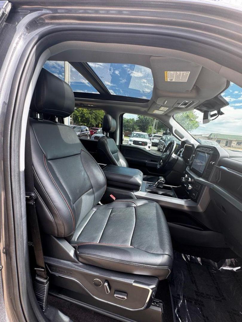 2021 Gray Metallic /Black Ford F-150 Lariat (1FTFW1E85MK) with an 3.5L V6 EcoBoost engine, Automatic transmission, located at 1105 E Mulberry, Kaufman, TX, 75142, (972) 962-2151, 32.589550, -96.300926 - Gray Metallic 2021 Ford F-150 4D SuperCrew Lariat 4WD 10-Speed Automatic 3.5L V6 EcoBoost 4WD. Priced below KBB Fair Purchase Price!<br><br><br>Awards:<br> * NACTOY 2021 North American Truck of the Year<br>Please call Paul Murrey Ford Inc. In Kaufman Texas A Family Dealership Since 1952 Serving the - Photo#29
