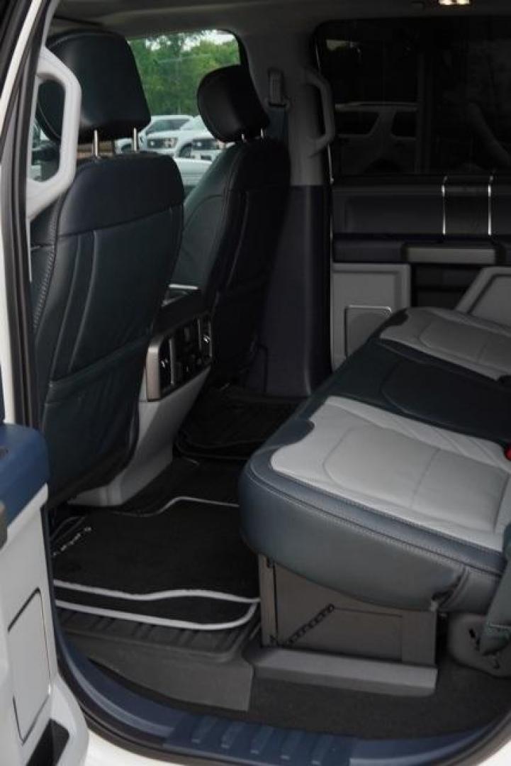 2022 White Metallic /Navy Pier/Light Slate Ford F-450SD Limited (1FT8W4DT7NE) with an Power Stroke 6.7L V8 DI 32V OHV Turbodiesel engine, Automatic transmission, located at 1105 E Mulberry, Kaufman, TX, 75142, (972) 962-2151, 32.589550, -96.300926 - Photo#34
