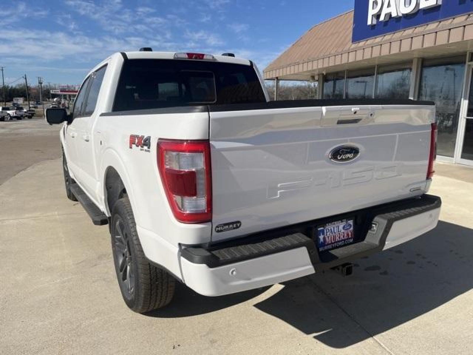 2023 White Metallic /Black Ford F-150 Lariat (1FTFW1E82PF) with an 3.5L V6 EcoBoost engine, Automatic transmission, located at 1105 E Mulberry, Kaufman, TX, 75142, (972) 962-2151, 32.589550, -96.300926 - Star White Metallic Tri-Coat 2023 Ford F-150 4D SuperCrew Lariat 4WD 10-Speed Automatic 3.5L V6 EcoBoost 4WD.<br><br><br>Please call Paul Murrey Ford Inc. In Kaufman Texas A Family Dealership Since 1952 Serving the Dallas Fort Worth and East Texas areas for over 70 years. Please call 972-962-2151 ww - Photo #4