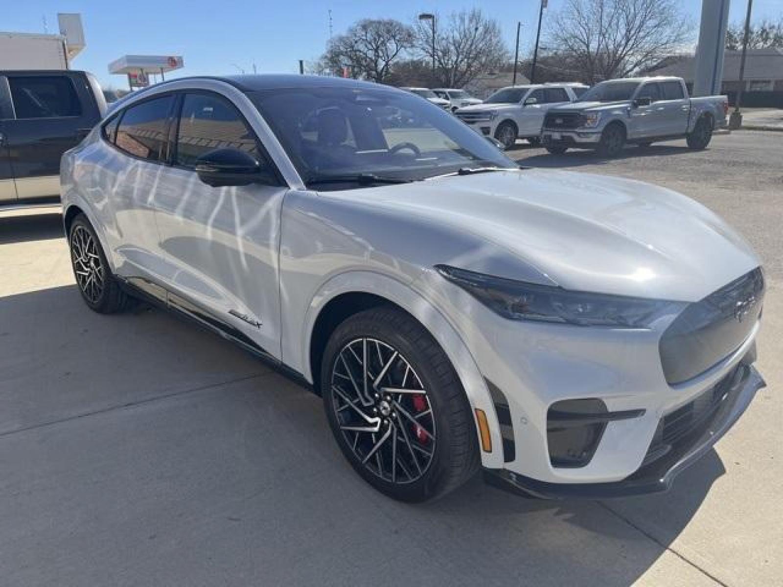 2023 White /Performance Gray With Metallic Stitching Ford Mustang Mach-E GT (3FMTK4SX1PM) with an Electric ZEV 480hp engine, Automatic transmission, located at 1105 E Mulberry, Kaufman, TX, 75142, (972) 962-2151, 32.589550, -96.300926 - Space White Metallic 2023 Ford Mustang Mach-E 4D Sport Utility GT AWD Single-Speed Automatic Electric ZEV 480hp<br><br>Recent Arrival! 88/75 City/Highway MPG<br><br><br>Please call Paul Murrey Ford Inc. In Kaufman Texas A Family Dealership Since 1952 Serving the Dallas Fort Worth and East Texas area - Photo #8