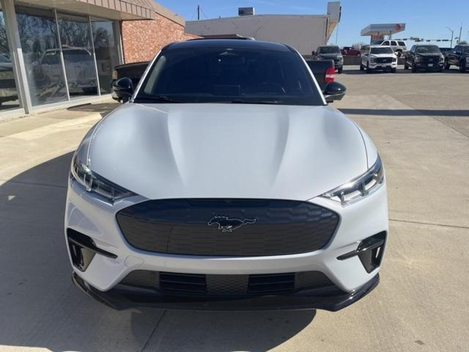 2023 White /Performance Gray With Metallic Stitching Ford Mustang Mach-E GT (3FMTK4SX1PM) with an Electric ZEV 480hp engine, Automatic transmission, located at 1105 E Mulberry, Kaufman, TX, 75142, (972) 962-2151, 32.589550, -96.300926 - Space White Metallic 2023 Ford Mustang Mach-E 4D Sport Utility GT AWD Single-Speed Automatic Electric ZEV 480hp<br><br>Recent Arrival! 88/75 City/Highway MPG<br><br><br>Please call Paul Murrey Ford Inc. In Kaufman Texas A Family Dealership Since 1952 Serving the Dallas Fort Worth and East Texas area - Photo #9