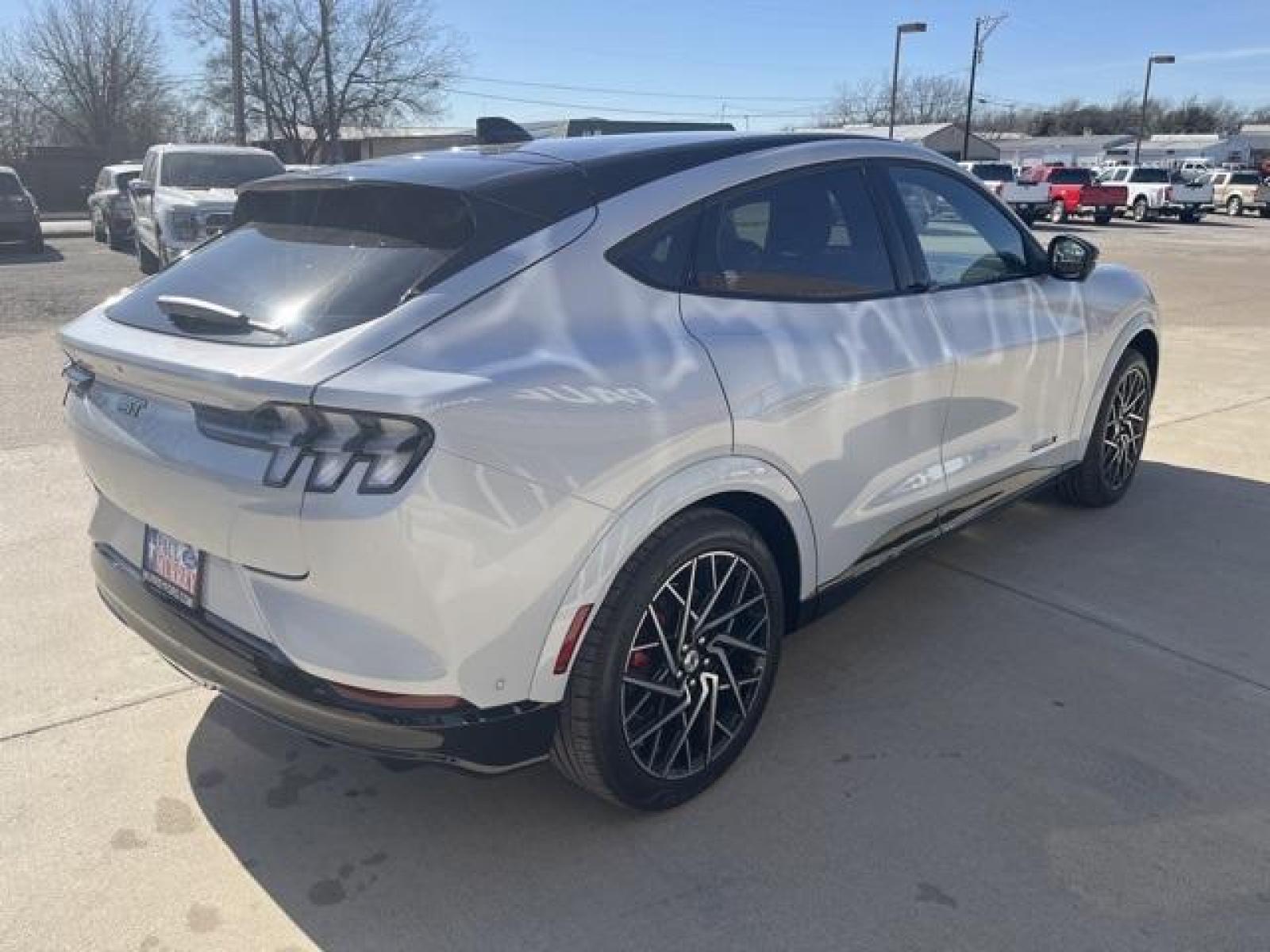 2023 White /Performance Gray With Metallic Stitching Ford Mustang Mach-E GT (3FMTK4SX1PM) with an Electric ZEV 480hp engine, Automatic transmission, located at 1105 E Mulberry, Kaufman, TX, 75142, (972) 962-2151, 32.589550, -96.300926 - Space White Metallic 2023 Ford Mustang Mach-E 4D Sport Utility GT AWD Single-Speed Automatic Electric ZEV 480hp<br><br>Recent Arrival! 88/75 City/Highway MPG<br><br><br>Please call Paul Murrey Ford Inc. In Kaufman Texas A Family Dealership Since 1952 Serving the Dallas Fort Worth and East Texas area - Photo #6