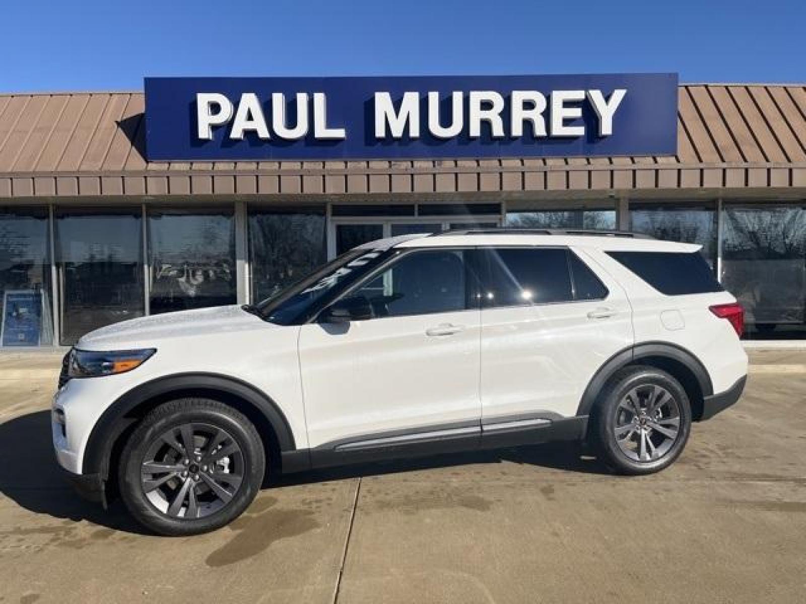 2023 White Metallic /Light Slate Ford Explorer XLT (1FMSK7DH2PG) with an 2.3L EcoBoost I-4 engine, Automatic transmission, located at 1105 E Mulberry, Kaufman, TX, 75142, (972) 962-2151, 32.589550, -96.300926 - Star White Metallic Tri-Coat 2023 Ford Explorer 4D Sport Utility XLT RWD 10-Speed Automatic 2.3L EcoBoost I-4<br><br>21/28 City/Highway MPG<br><br><br>Please call Paul Murrey Ford Inc. In Kaufman Texas A Family Dealership Since 1952 Serving the Dallas Fort Worth and East Texas areas for over 70 year - Photo #0