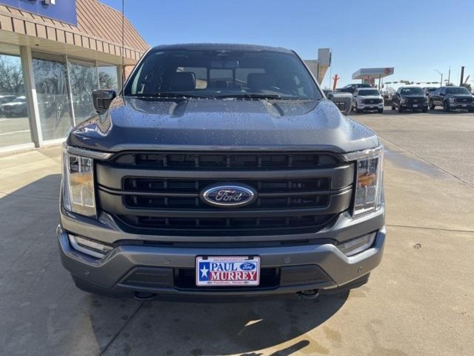 2023 Gray Metallic /Black Ford F-150 Lariat (1FTFW1E83PK) with an 3.5L V6 EcoBoost engine, Automatic transmission, located at 1105 E Mulberry, Kaufman, TX, 75142, (972) 962-2151, 32.589550, -96.300926 - Carbonized Gray Metallic 2023 Ford F-150 4D SuperCrew Lariat 4WD 10-Speed Automatic 3.5L V6 EcoBoost 4WD.<br><br><br>Please call Paul Murrey Ford Inc. In Kaufman Texas A Family Dealership Since 1952 Serving the Dallas Fort Worth and East Texas areas for over 70 years. Please call 972-962-2151 www.mu - Photo #9
