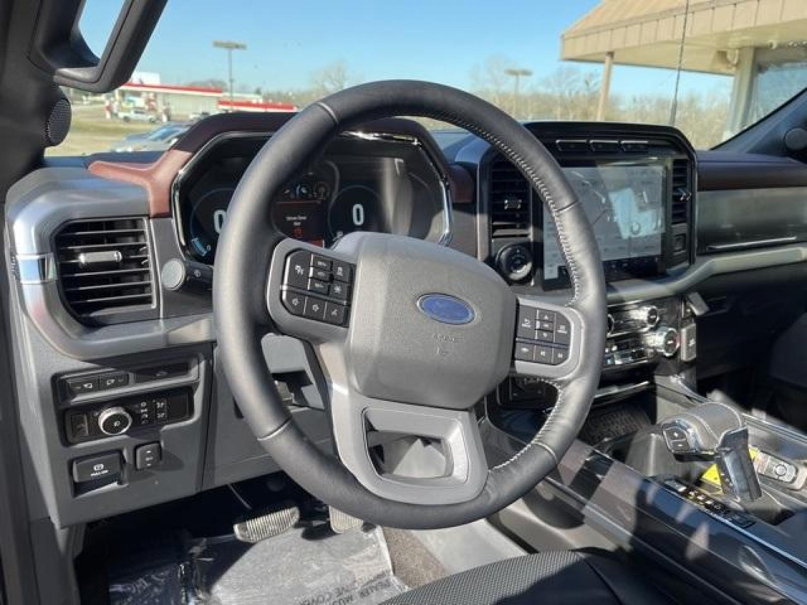 2023 Gray Metallic /Black Ford F-150 Lariat (1FTFW1E83PK) with an 3.5L V6 EcoBoost engine, Automatic transmission, located at 1105 E Mulberry, Kaufman, TX, 75142, (972) 962-2151, 32.589550, -96.300926 - Carbonized Gray Metallic 2023 Ford F-150 4D SuperCrew Lariat 4WD 10-Speed Automatic 3.5L V6 EcoBoost 4WD.<br><br><br>Please call Paul Murrey Ford Inc. In Kaufman Texas A Family Dealership Since 1952 Serving the Dallas Fort Worth and East Texas areas for over 70 years. Please call 972-962-2151 www.mu - Photo #16