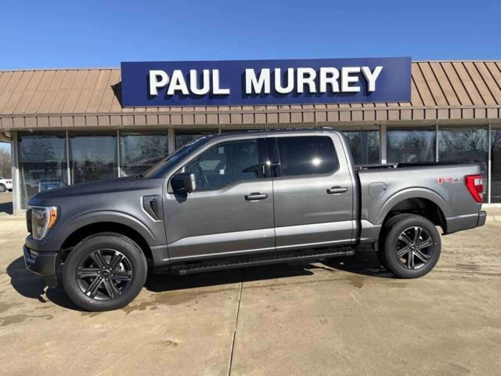2023 Gray Metallic /Black Ford F-150 Lariat (1FTFW1E83PK) with an 3.5L V6 EcoBoost engine, Automatic transmission, located at 1105 E Mulberry, Kaufman, TX, 75142, (972) 962-2151, 32.589550, -96.300926 - Carbonized Gray Metallic 2023 Ford F-150 4D SuperCrew Lariat 4WD 10-Speed Automatic 3.5L V6 EcoBoost 4WD.<br><br><br>Please call Paul Murrey Ford Inc. In Kaufman Texas A Family Dealership Since 1952 Serving the Dallas Fort Worth and East Texas areas for over 70 years. Please call 972-962-2151 www.mu - Photo #0