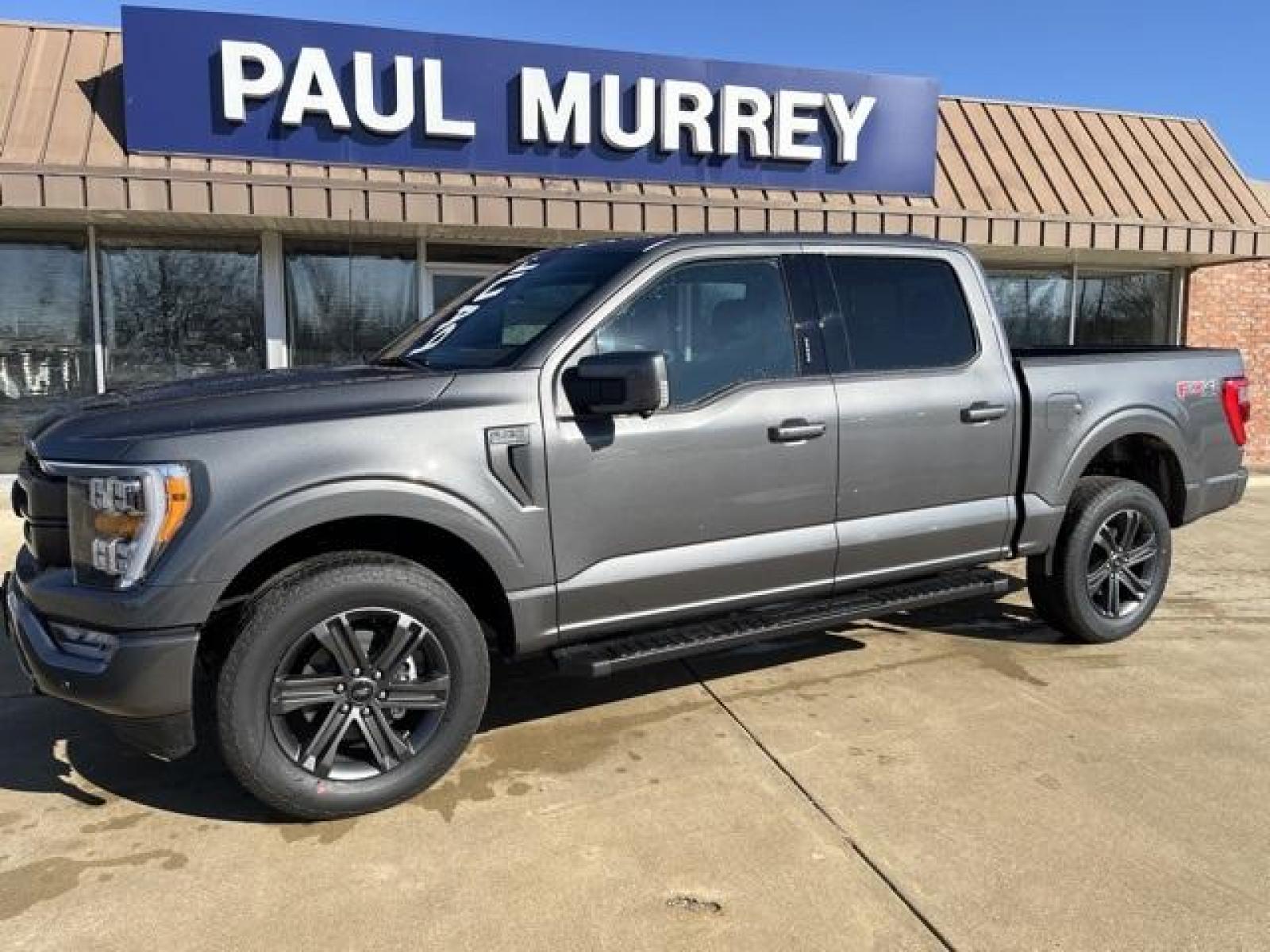 2023 Gray Metallic /Black Ford F-150 Lariat (1FTFW1E83PK) with an 3.5L V6 EcoBoost engine, Automatic transmission, located at 1105 E Mulberry, Kaufman, TX, 75142, (972) 962-2151, 32.589550, -96.300926 - Carbonized Gray Metallic 2023 Ford F-150 4D SuperCrew Lariat 4WD 10-Speed Automatic 3.5L V6 EcoBoost 4WD.<br><br><br>Please call Paul Murrey Ford Inc. In Kaufman Texas A Family Dealership Since 1952 Serving the Dallas Fort Worth and East Texas areas for over 70 years. Please call 972-962-2151 www.mu - Photo #2