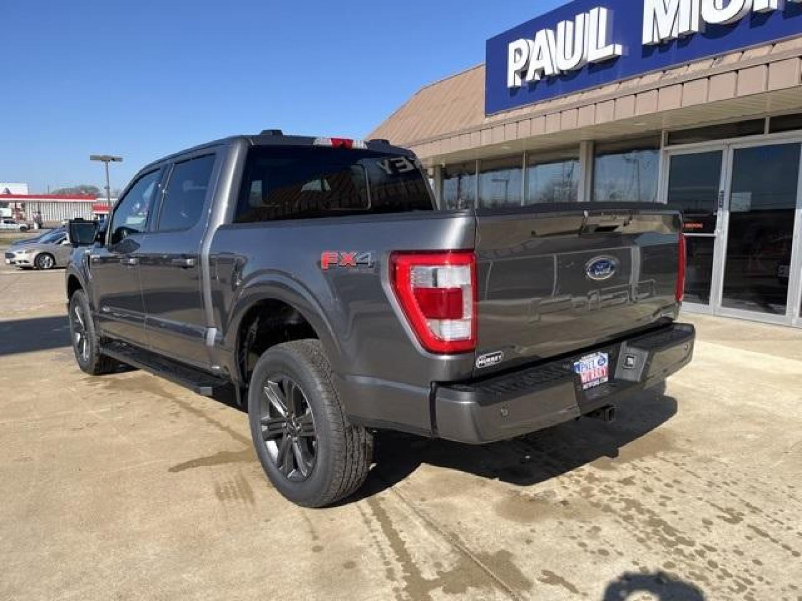 2023 Gray Metallic /Black Ford F-150 Lariat (1FTFW1E83PK) with an 3.5L V6 EcoBoost engine, Automatic transmission, located at 1105 E Mulberry, Kaufman, TX, 75142, (972) 962-2151, 32.589550, -96.300926 - Carbonized Gray Metallic 2023 Ford F-150 4D SuperCrew Lariat 4WD 10-Speed Automatic 3.5L V6 EcoBoost 4WD.<br><br><br>Please call Paul Murrey Ford Inc. In Kaufman Texas A Family Dealership Since 1952 Serving the Dallas Fort Worth and East Texas areas for over 70 years. Please call 972-962-2151 www.mu - Photo #4