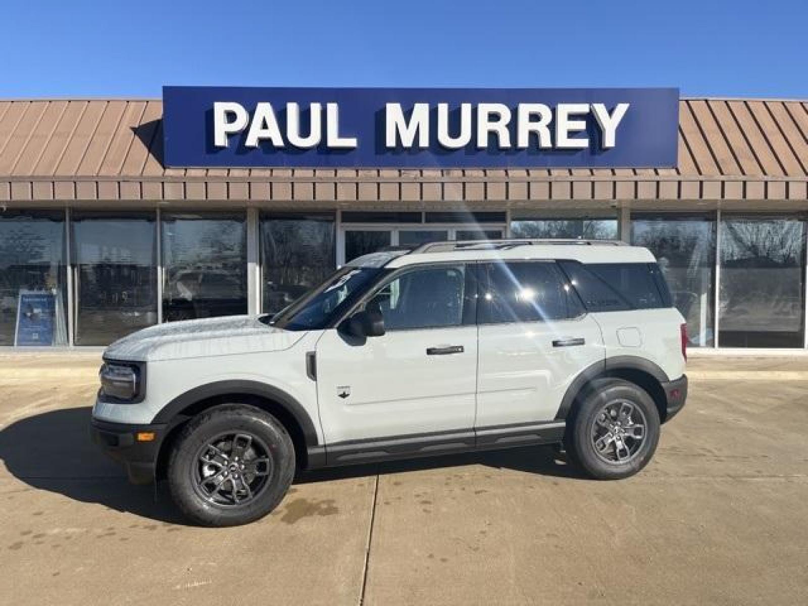 2023 Cactus /Ebony Ford Bronco Sport Big Bend (3FMCR9B69PR) with an 1.5L EcoBoost engine, Automatic transmission, located at 1105 E Mulberry, Kaufman, TX, 75142, (972) 962-2151, 32.589550, -96.300926 - Cactus Gray 2023 Ford Bronco Sport 4D Sport Utility Big Bend 4WD 8-Speed Automatic 1.5L EcoBoost<br><br>25/28 City/Highway MPG<br><br><br>Please call Paul Murrey Ford Inc. In Kaufman Texas A Family Dealership Since 1952 Serving the Dallas Fort Worth and East Texas areas for over 70 years. Please cal - Photo #0