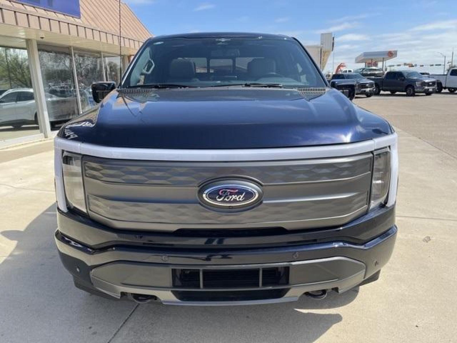 2023 Antimatter Blue Metallic /Black Ford F-150 Lightning Lariat (1FT6W1EVXPW) with an Electric ZEV 426hp engine, Automatic transmission, located at 1105 E Mulberry, Kaufman, TX, 75142, (972) 962-2151, 32.589550, -96.300926 - Antimatter Blue Metallic 2023 Ford F-150 Lightning 4D Crew Cab Lariat AWD Single-Speed Automatic Electric ZEV 426hp<br><br>78/63 City/Highway MPG<br><br><br>Please call Paul Murrey Ford Inc. In Kaufman Texas A Family Dealership Since 1952 Serving the Dallas Fort Worth and East Texas areas for over 7 - Photo #9