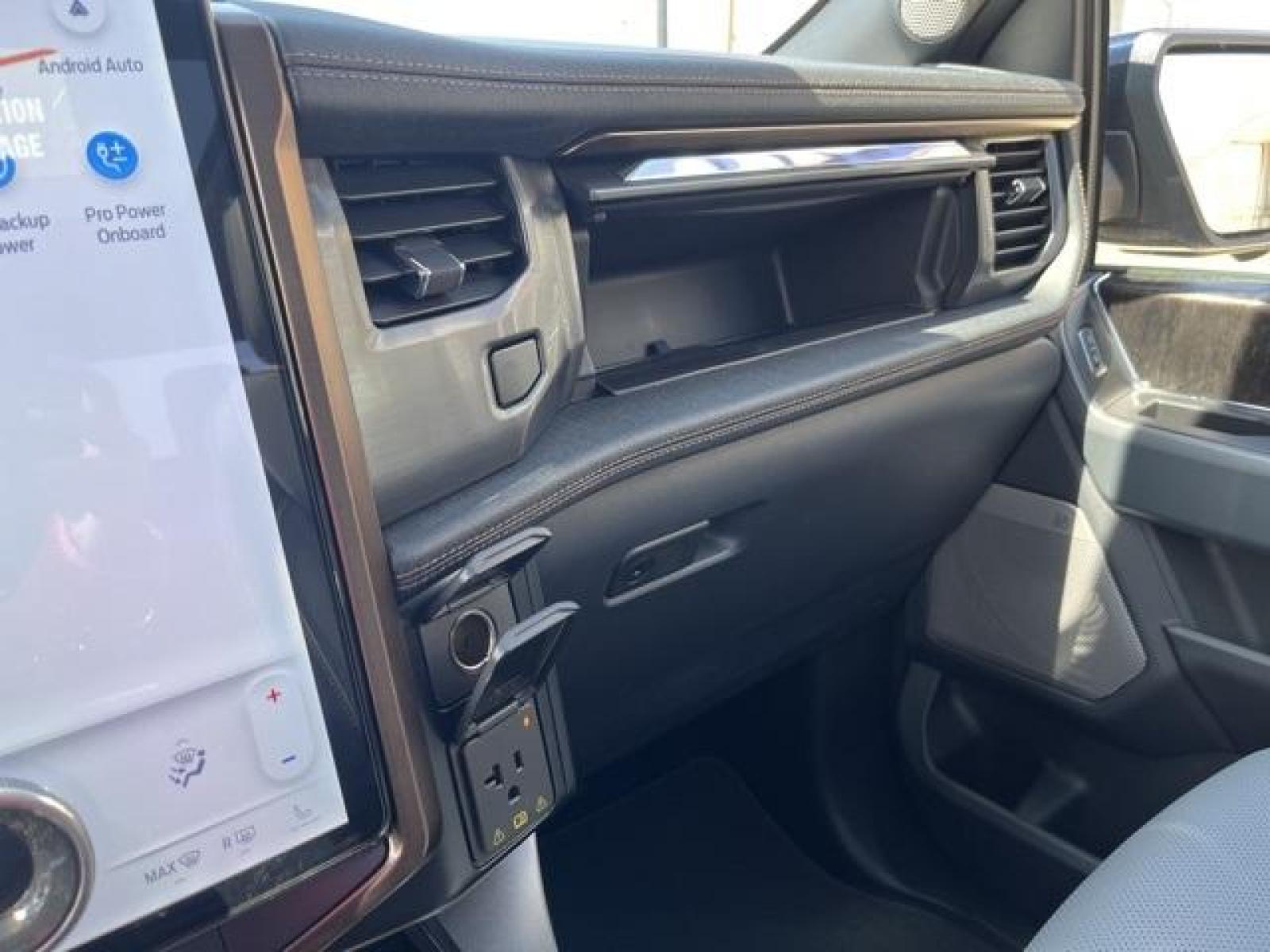 2023 Antimatter Blue Metallic /Black Ford F-150 Lightning Lariat (1FT6W1EVXPW) with an Electric ZEV 426hp engine, Automatic transmission, located at 1105 E Mulberry, Kaufman, TX, 75142, (972) 962-2151, 32.589550, -96.300926 - Antimatter Blue Metallic 2023 Ford F-150 Lightning 4D Crew Cab Lariat AWD Single-Speed Automatic Electric ZEV 426hp<br><br>78/63 City/Highway MPG<br><br><br>Please call Paul Murrey Ford Inc. In Kaufman Texas A Family Dealership Since 1952 Serving the Dallas Fort Worth and East Texas areas for over 7 - Photo #42