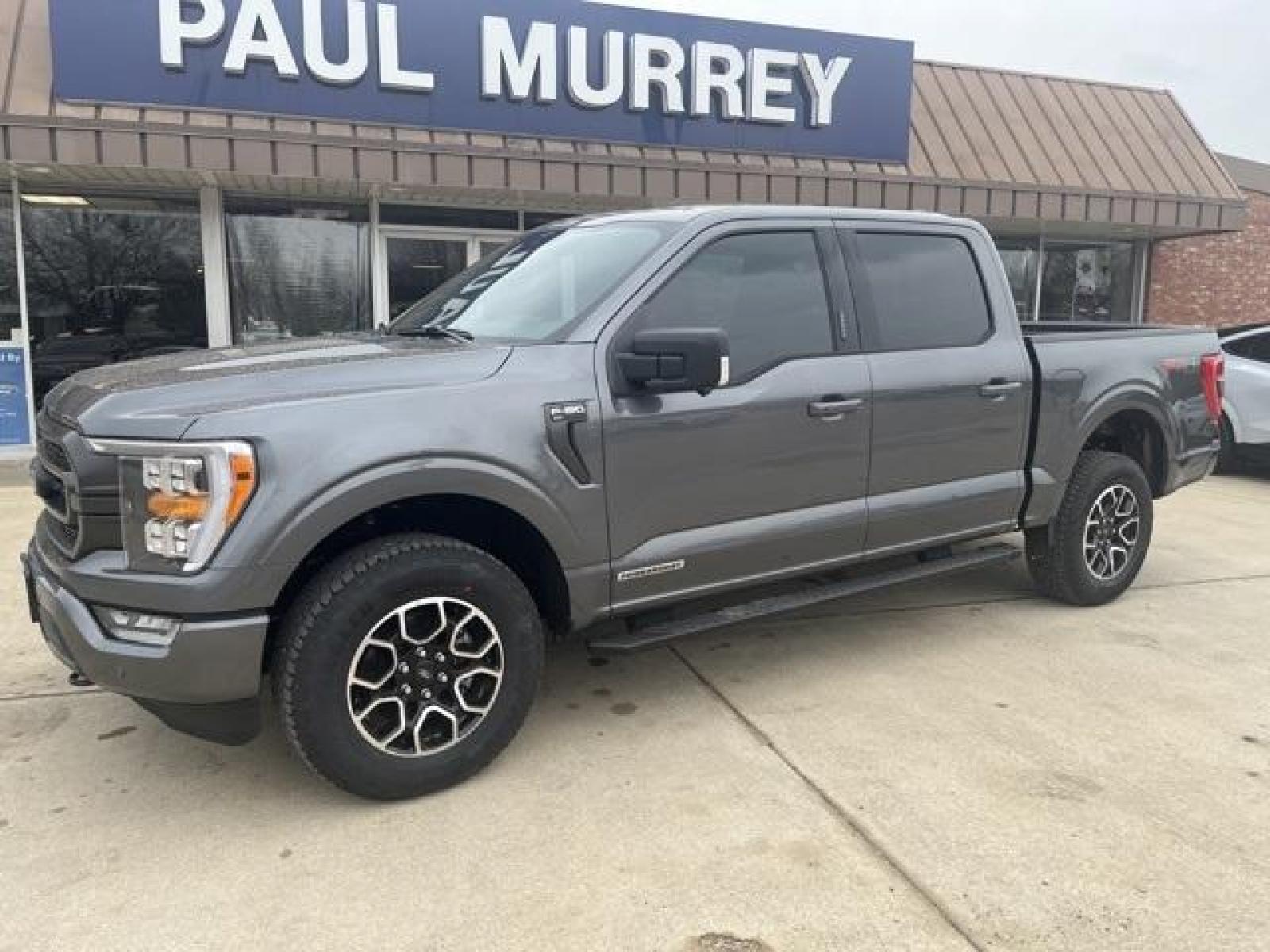 2023 Gray Metallic /Black Ford F-150 XLT (1FTFW1ED8PF) with an 3.5L PowerBoost Full-Hybrid V6 engine, Automatic transmission, located at 1105 E Mulberry, Kaufman, TX, 75142, (972) 962-2151, 32.589550, -96.300926 - Carbonized Gray Metallic 2023 Ford F-150 4D SuperCrew XLT 4WD 10-Speed Automatic 3.5L PowerBoost Full-Hybrid V6 3.5L PowerBoost Full-Hybrid V6, 4WD.<br><br><br>Please call Paul Murrey Ford Inc. In Kaufman Texas A Family Dealership Since 1952 Serving the Dallas Fort Worth and East Texas areas for ove - Photo #2
