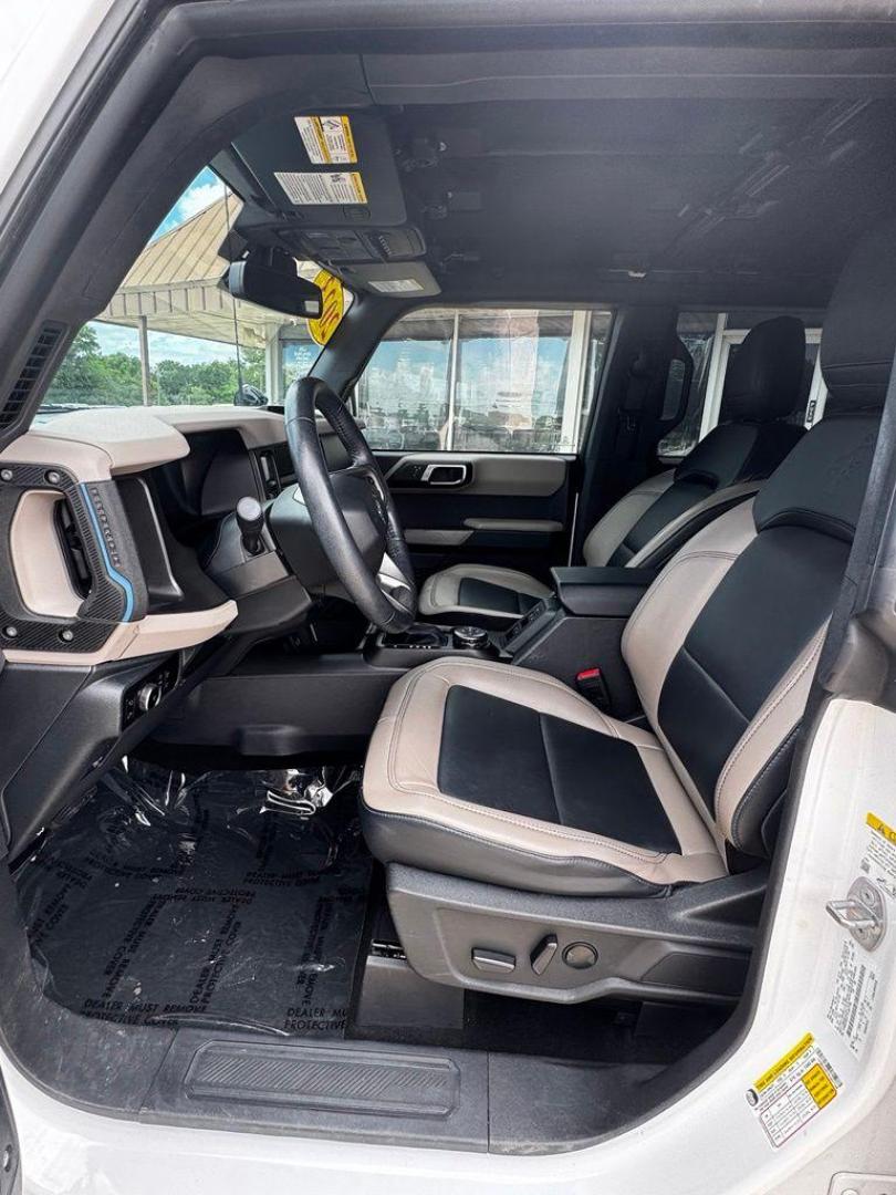 2023 Oxford White /Black Ford Bronco Wildtrak (1FMEE5DP7PL) with an 2.7L EcoBoost V6 engine, Automatic transmission, located at 1105 E Mulberry, Kaufman, TX, 75142, (972) 962-2151, 32.589550, -96.300926 - Oxford White 2023 Ford Bronco 4D Sport Utility Wildtrak 4WD 10-Speed Automatic 2.7L EcoBoost V6 OWNERS BRONCO, NEVER OFF ROAD, HARD TOP, ALL WEATHER MATS.<br><br><br>Recent Arrival! Odometer is 1360 miles below market average!<br><br><br>Please call Paul Murrey Ford Inc. In Kaufman Texas A Family De - Photo#14