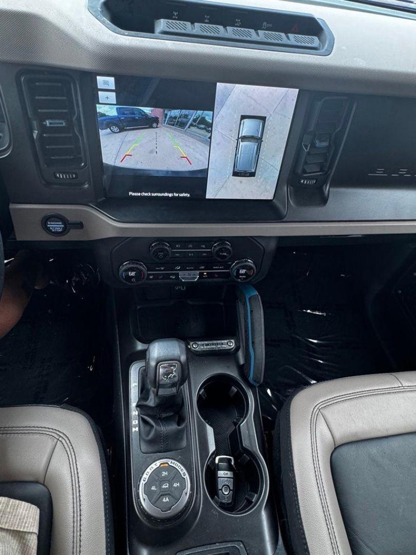2023 Oxford White /Black Ford Bronco Wildtrak (1FMEE5DP7PL) with an 2.7L EcoBoost V6 engine, Automatic transmission, located at 1105 E Mulberry, Kaufman, TX, 75142, (972) 962-2151, 32.589550, -96.300926 - Oxford White 2023 Ford Bronco 4D Sport Utility Wildtrak 4WD 10-Speed Automatic 2.7L EcoBoost V6 OWNERS BRONCO, NEVER OFF ROAD, HARD TOP, ALL WEATHER MATS.<br><br><br>Recent Arrival! Odometer is 1360 miles below market average!<br><br><br>Please call Paul Murrey Ford Inc. In Kaufman Texas A Family De - Photo#17