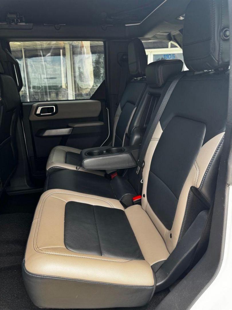 2023 Oxford White /Black Ford Bronco Wildtrak (1FMEE5DP7PL) with an 2.7L EcoBoost V6 engine, Automatic transmission, located at 1105 E Mulberry, Kaufman, TX, 75142, (972) 962-2151, 32.589550, -96.300926 - Oxford White 2023 Ford Bronco 4D Sport Utility Wildtrak 4WD 10-Speed Automatic 2.7L EcoBoost V6 OWNERS BRONCO, NEVER OFF ROAD, HARD TOP, ALL WEATHER MATS.<br><br><br>Recent Arrival! Odometer is 1360 miles below market average!<br><br><br>Please call Paul Murrey Ford Inc. In Kaufman Texas A Family De - Photo#26