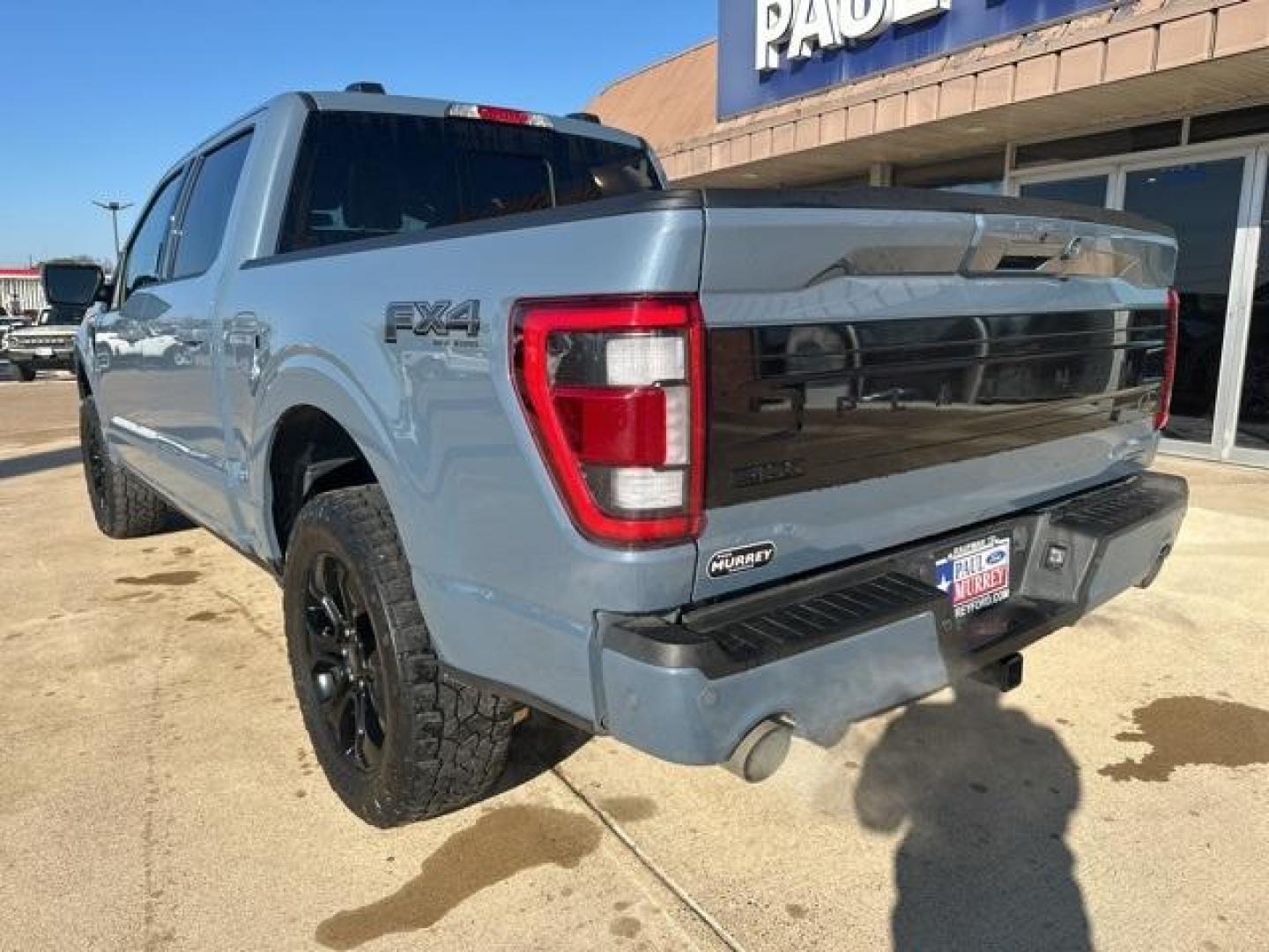 2023 Azure Gray Metallic /Black Ford F-150 Platinum (1FTFW1E8XPF) with an 3.5L V6 EcoBoost engine, Automatic transmission, located at 1105 E Mulberry, Kaufman, TX, 75142, (972) 962-2151, 32.589550, -96.300926 - Azure Gray Metallic 2023 Ford F-150 4D SuperCrew Platinum 4WD 10-Speed Automatic 3.5L V6 EcoBoost 4WD.<br><br><br>Recent Arrival!<br><br><br>Please call Paul Murrey Ford Inc. In Kaufman Texas A Family Dealership Since 1952 Serving the Dallas Fort Worth and East Texas areas for over 70 years. Please - Photo#2