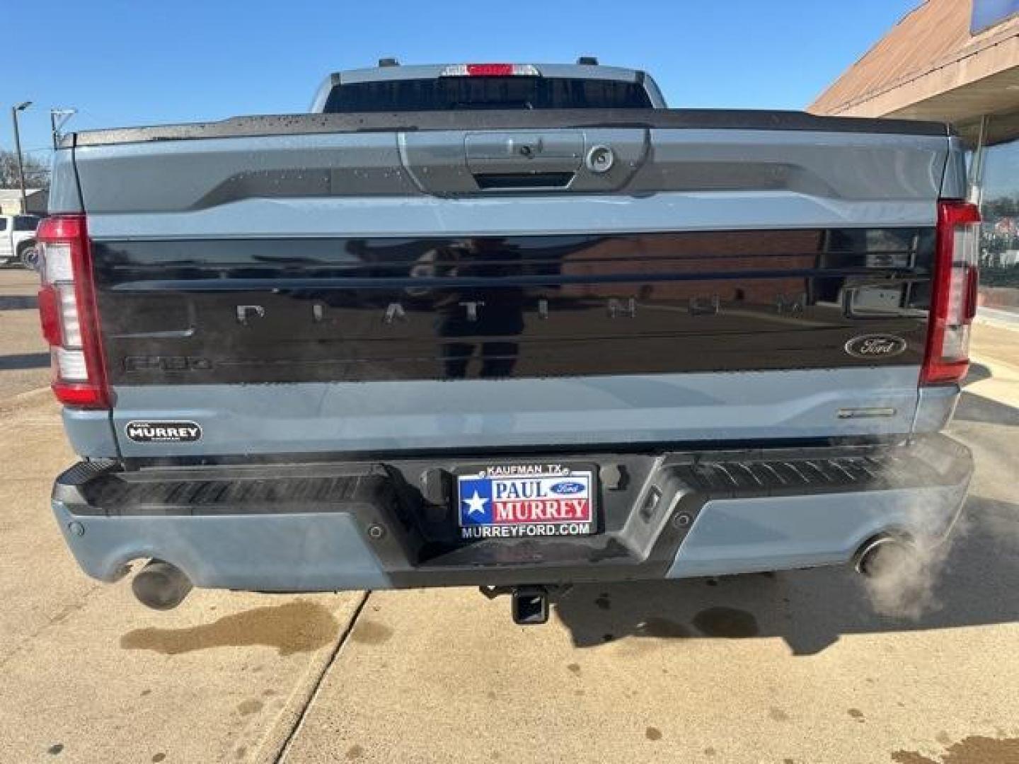 2023 Azure Gray Metallic /Black Ford F-150 Platinum (1FTFW1E8XPF) with an 3.5L V6 EcoBoost engine, Automatic transmission, located at 1105 E Mulberry, Kaufman, TX, 75142, (972) 962-2151, 32.589550, -96.300926 - Azure Gray Metallic 2023 Ford F-150 4D SuperCrew Platinum 4WD 10-Speed Automatic 3.5L V6 EcoBoost 4WD.<br><br><br>Recent Arrival!<br><br><br>Please call Paul Murrey Ford Inc. In Kaufman Texas A Family Dealership Since 1952 Serving the Dallas Fort Worth and East Texas areas for over 70 years. Please - Photo#3