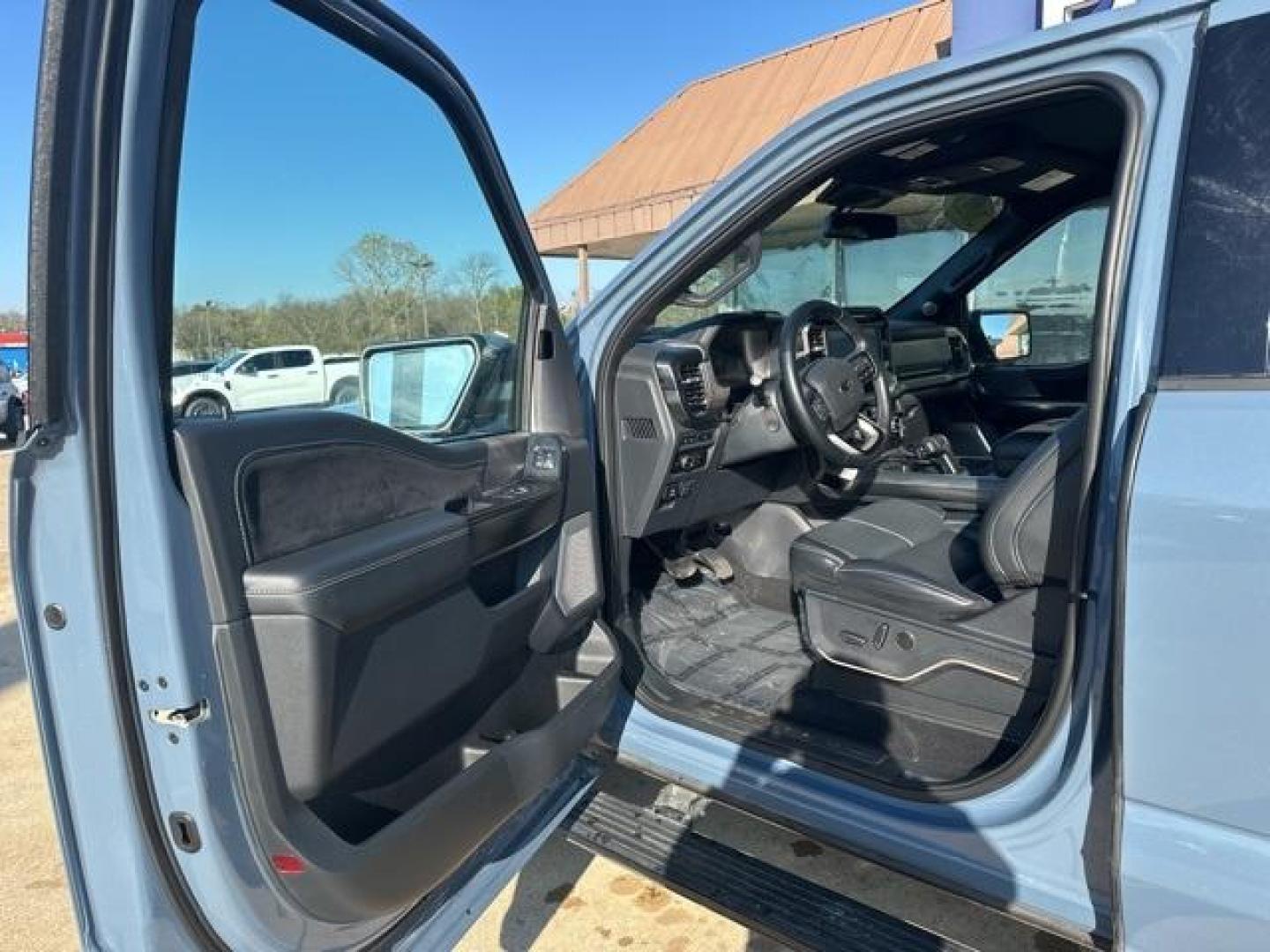 2023 Azure Gray Metallic /Black Ford F-150 Platinum (1FTFW1E8XPF) with an 3.5L V6 EcoBoost engine, Automatic transmission, located at 1105 E Mulberry, Kaufman, TX, 75142, (972) 962-2151, 32.589550, -96.300926 - Azure Gray Metallic 2023 Ford F-150 4D SuperCrew Platinum 4WD 10-Speed Automatic 3.5L V6 EcoBoost 4WD.<br><br><br>Recent Arrival!<br><br><br>Please call Paul Murrey Ford Inc. In Kaufman Texas A Family Dealership Since 1952 Serving the Dallas Fort Worth and East Texas areas for over 70 years. Please - Photo#6