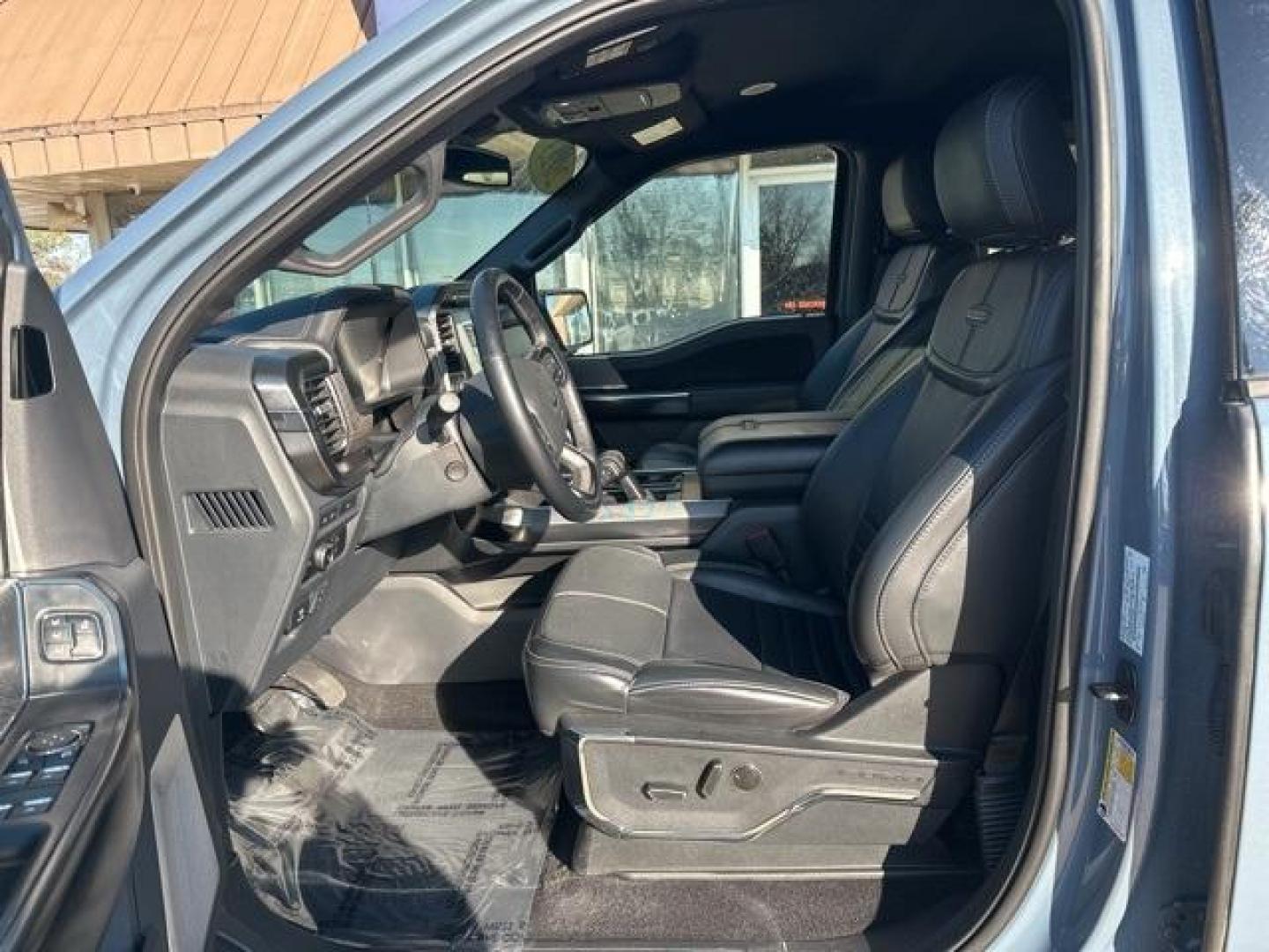 2023 Azure Gray Metallic /Black Ford F-150 Platinum (1FTFW1E8XPF) with an 3.5L V6 EcoBoost engine, Automatic transmission, located at 1105 E Mulberry, Kaufman, TX, 75142, (972) 962-2151, 32.589550, -96.300926 - Azure Gray Metallic 2023 Ford F-150 4D SuperCrew Platinum 4WD 10-Speed Automatic 3.5L V6 EcoBoost 4WD.<br><br><br>Recent Arrival!<br><br><br>Please call Paul Murrey Ford Inc. In Kaufman Texas A Family Dealership Since 1952 Serving the Dallas Fort Worth and East Texas areas for over 70 years. Please - Photo#7
